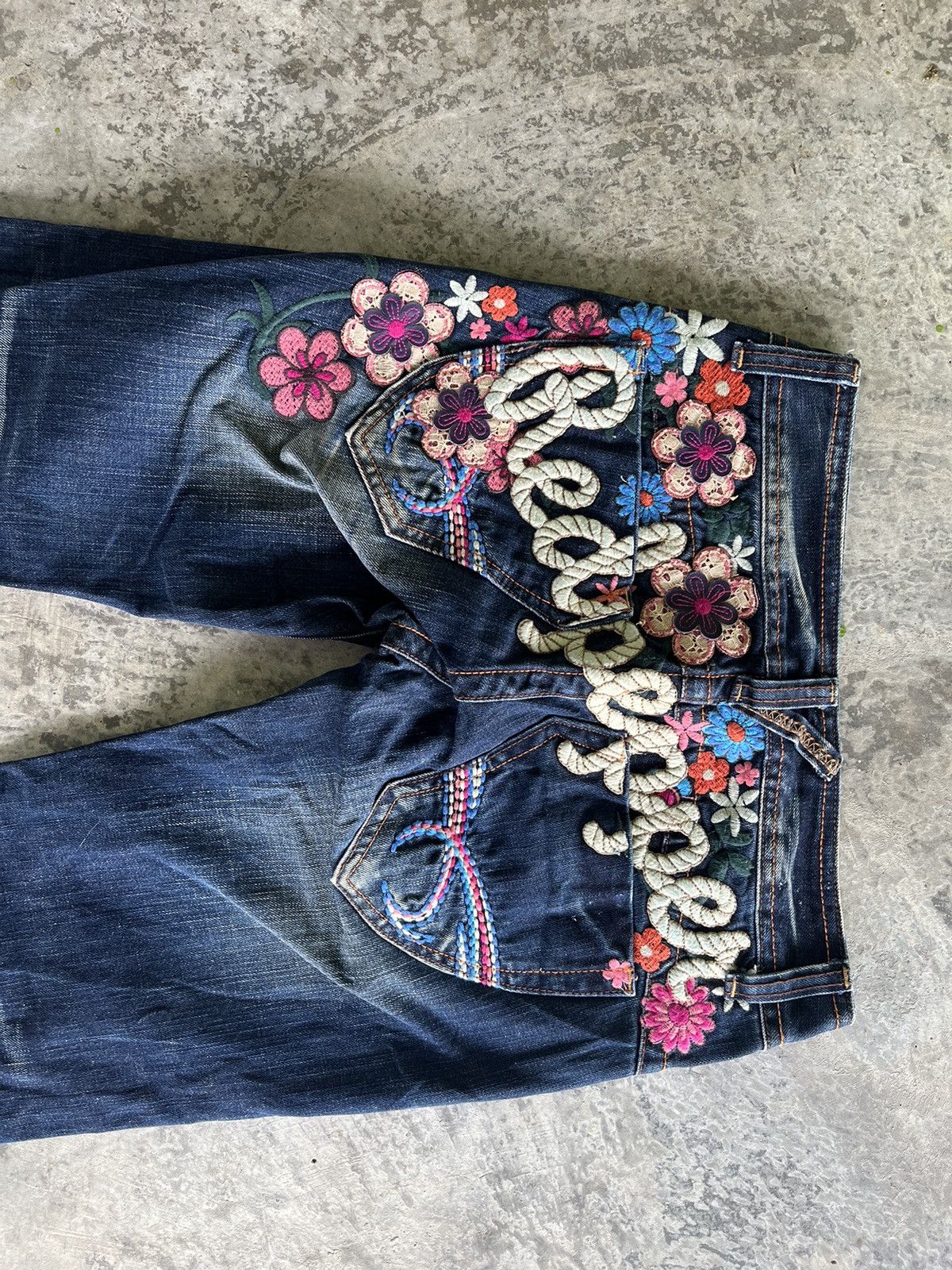 Japanese Brand × Vintage Flare Red Pepper Denim Size US 30 / EU 46 - 18 Thumbnail