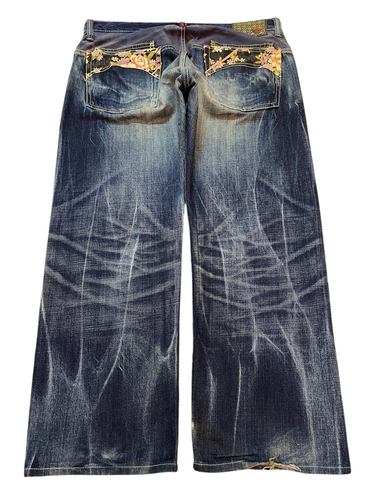Eternal Vintage Japan Eternal Mud Thunder Wash Style Baggy Jeans Size US 36 / EU 52 - 2 Thumbnail
