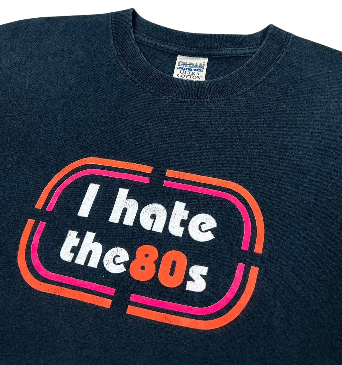 Vintage Vintage I HATE THE 80s Statement Wording Tee Size US M / EU 48-50 / 2 - 3 Thumbnail