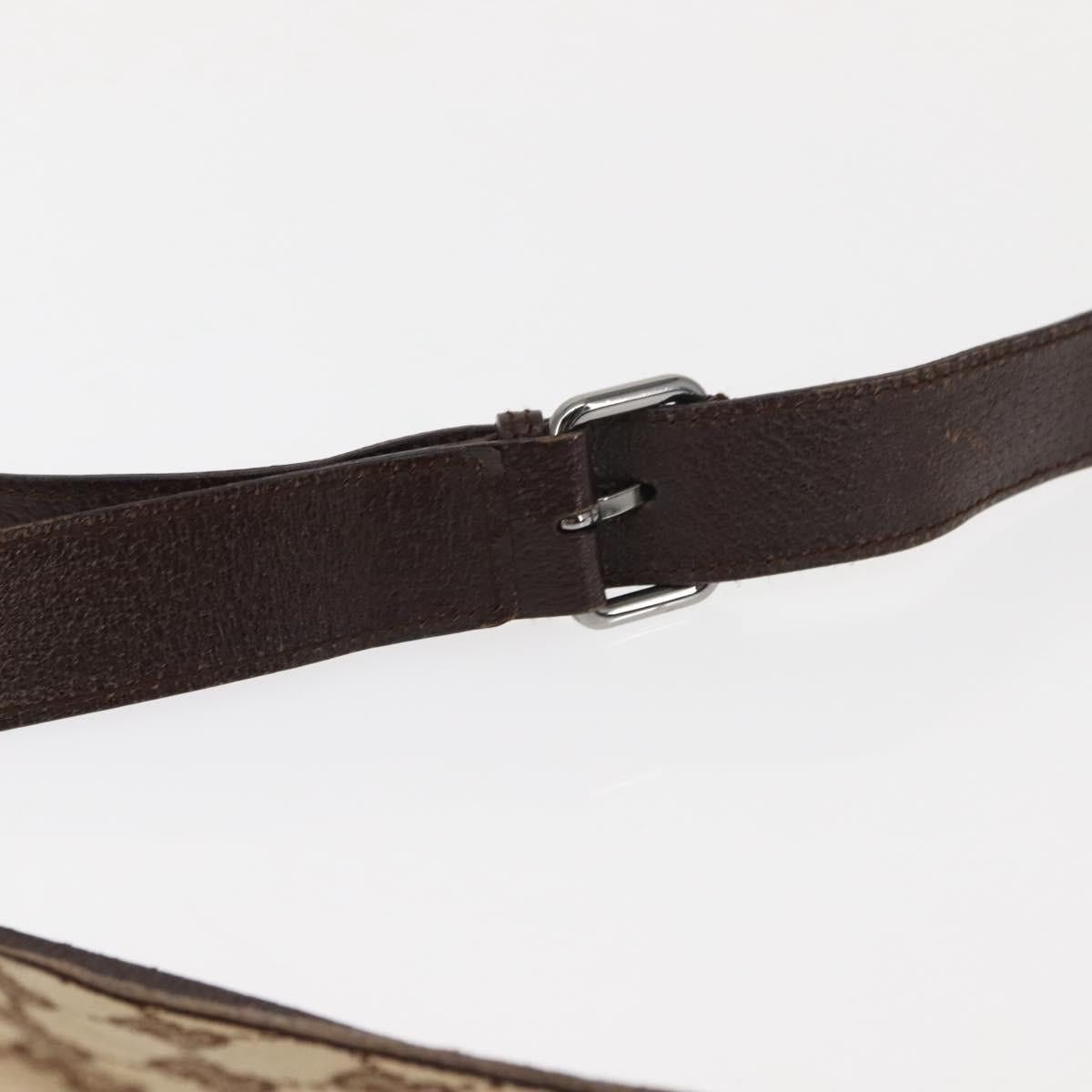 Gucci GUCCI GG Canvas Shoulder Bag Beige Silver Size ONE SIZE - 9 Thumbnail
