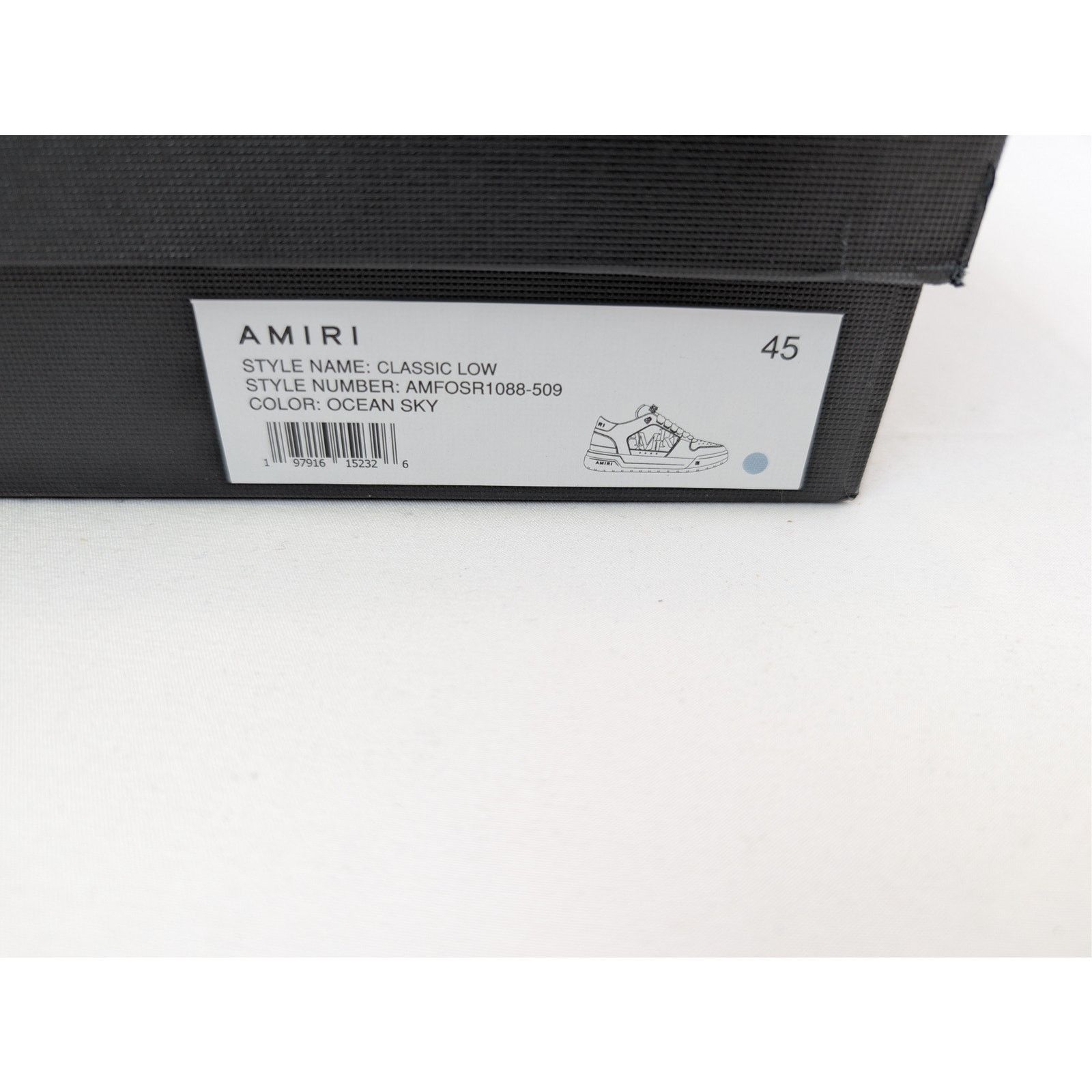 Amiri o1rshd1 Classic Low top sneakers in Ocean Sky 45 Size US 12 / EU 45 - 21 Thumbnail