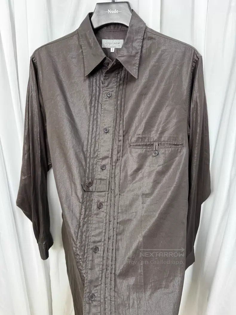 Yohji Yamamoto Yohji Yamamoto coated waxed crinkled shirt| Size US M / EU 48-50 / 2 - 6 Thumbnail