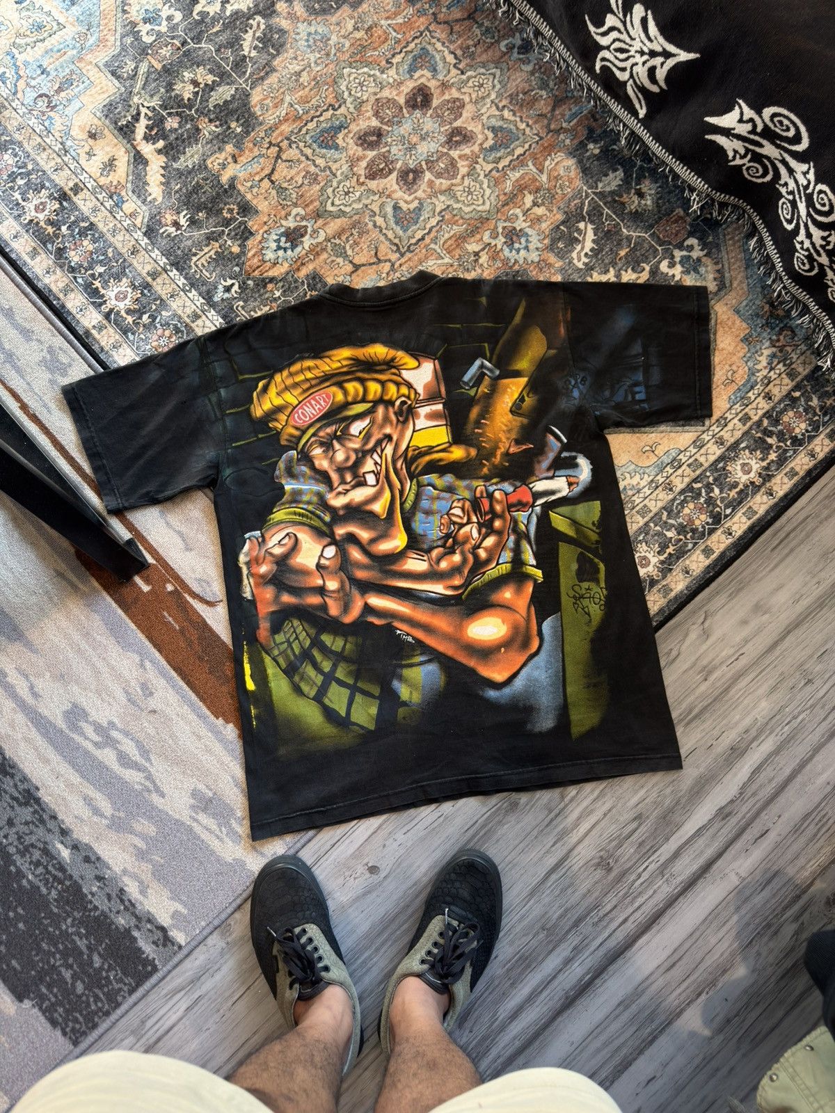 Other Vintage 90s Conart All Over Print Tshirt Size US XL / EU 56 / 4 - 9 Thumbnail