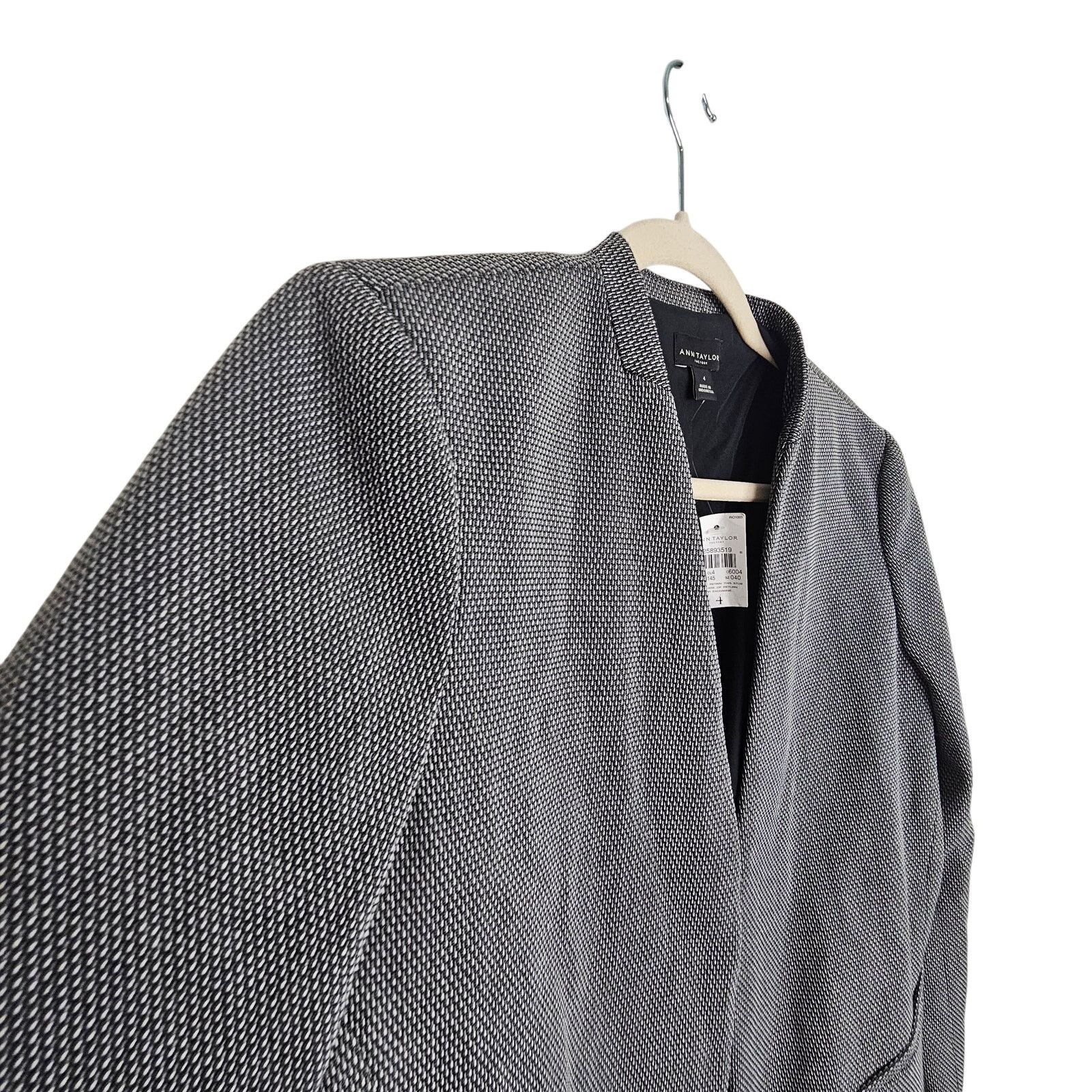 Ann Taylor Ann Taylor Open Front Blazer 4 Classic Minimalist Career Size S / US 4 / IT 40 - 5 Thumbnail