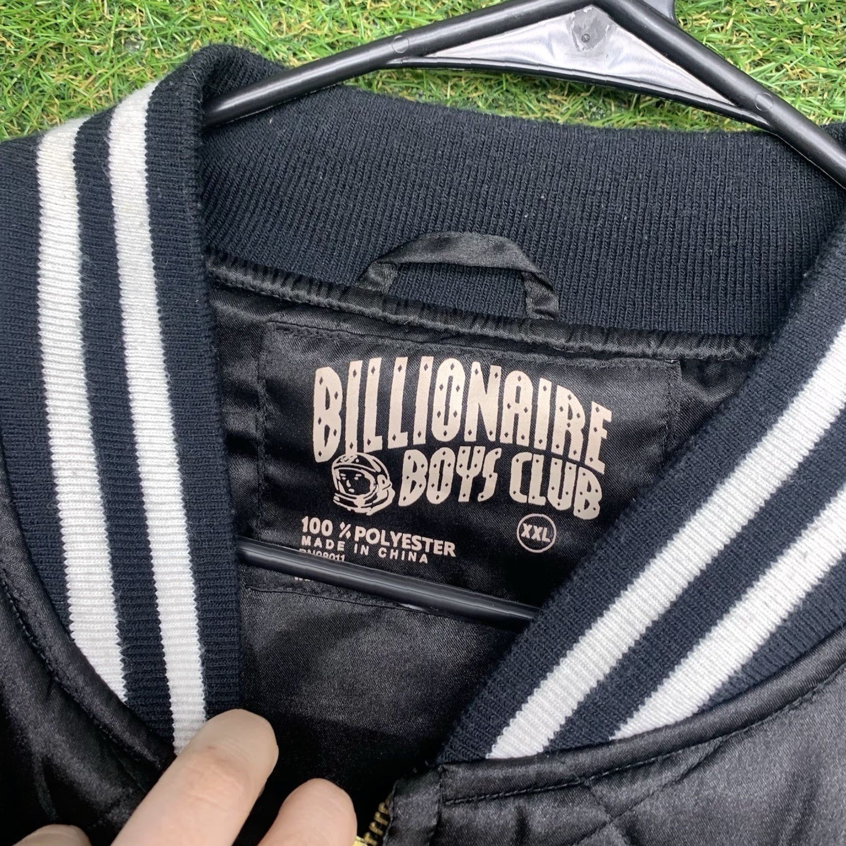 Billionaire Boys Club VINTAGE Billionaire Boys Club Satin Jacket Mens 2XL Quilted Varsity Space Casino Jacket Size US XXL / EU 58 / 5 - 4 Thumbnail