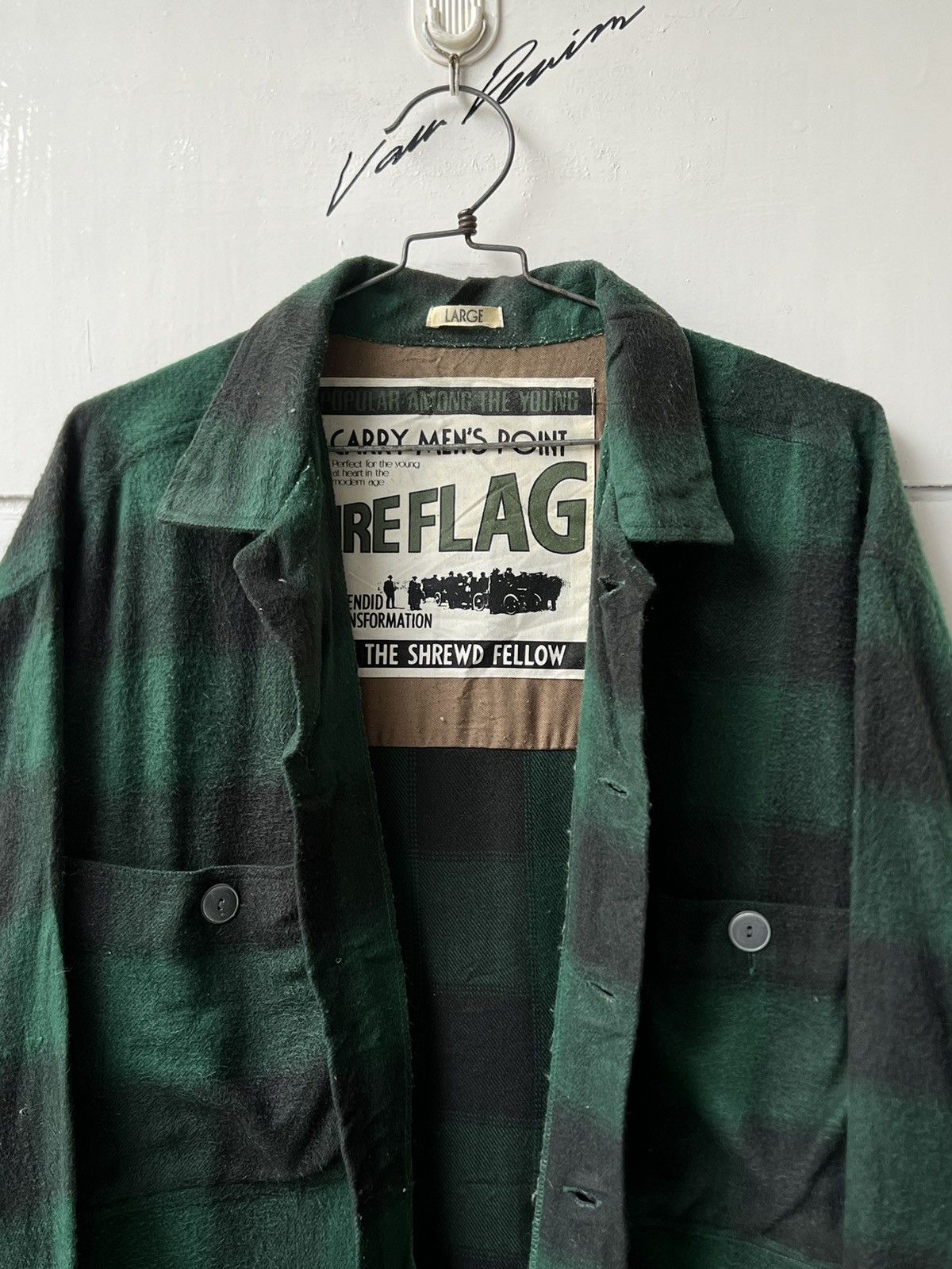 Other FIRE FLAG Flanel Shirt outer Size US L / EU 52-54 / 3 - 8 Thumbnail