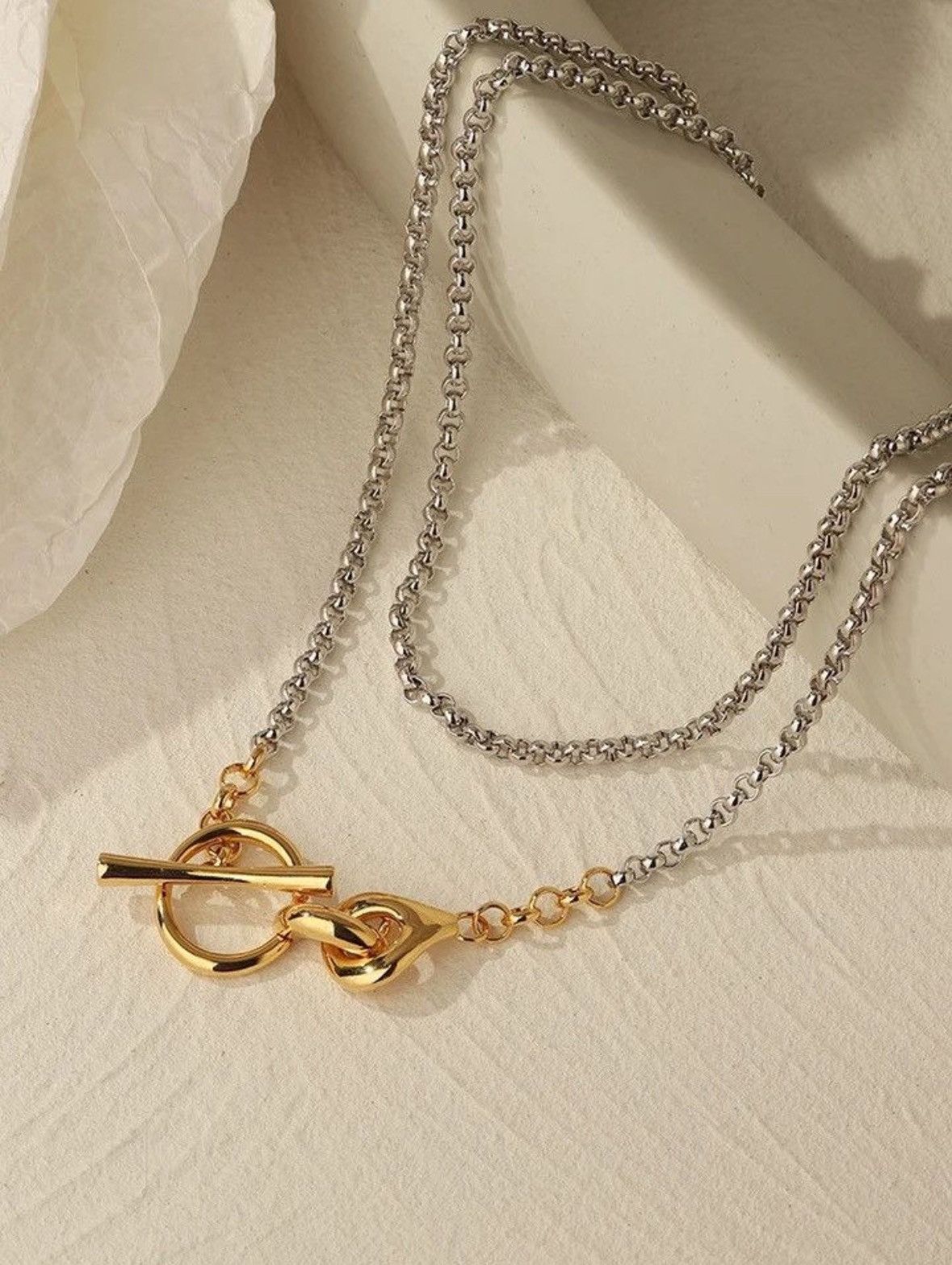 Jewelry Mixed Colour OT Clasp Collar Necklaces Size ONE SIZE - 3 Thumbnail