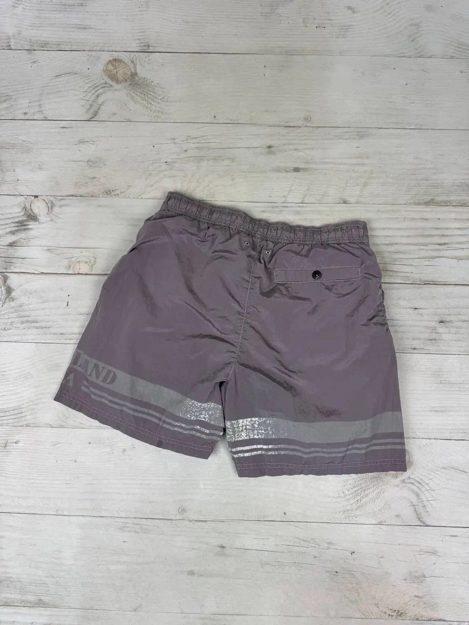 Stone Island Stone Island Marina Nylon Shorts Big Logo Size US 30 / EU 46 - 12 Thumbnail