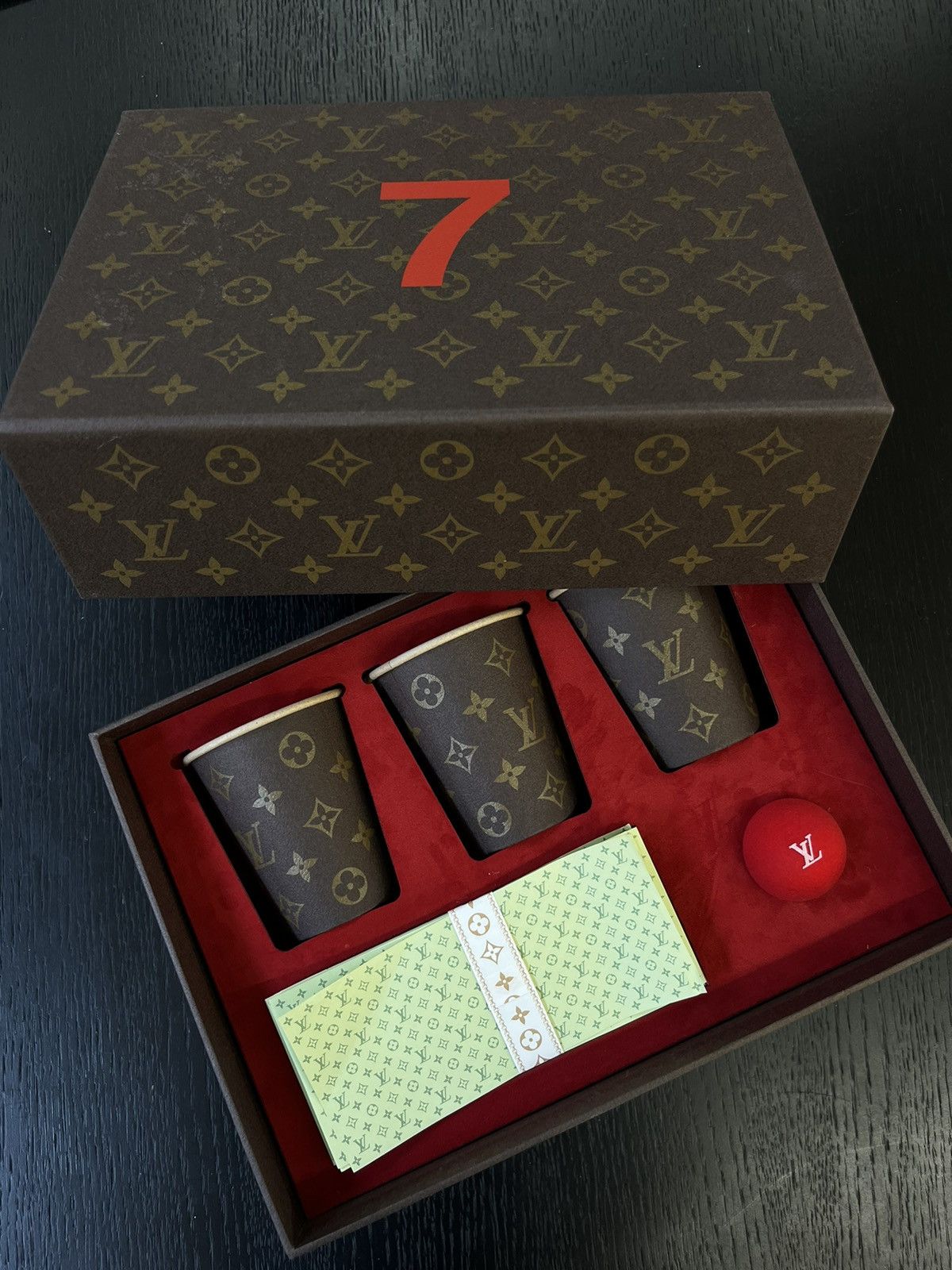 image of Louis Vuitton Ss22 Show Invite Cup & Ball Game, Men's