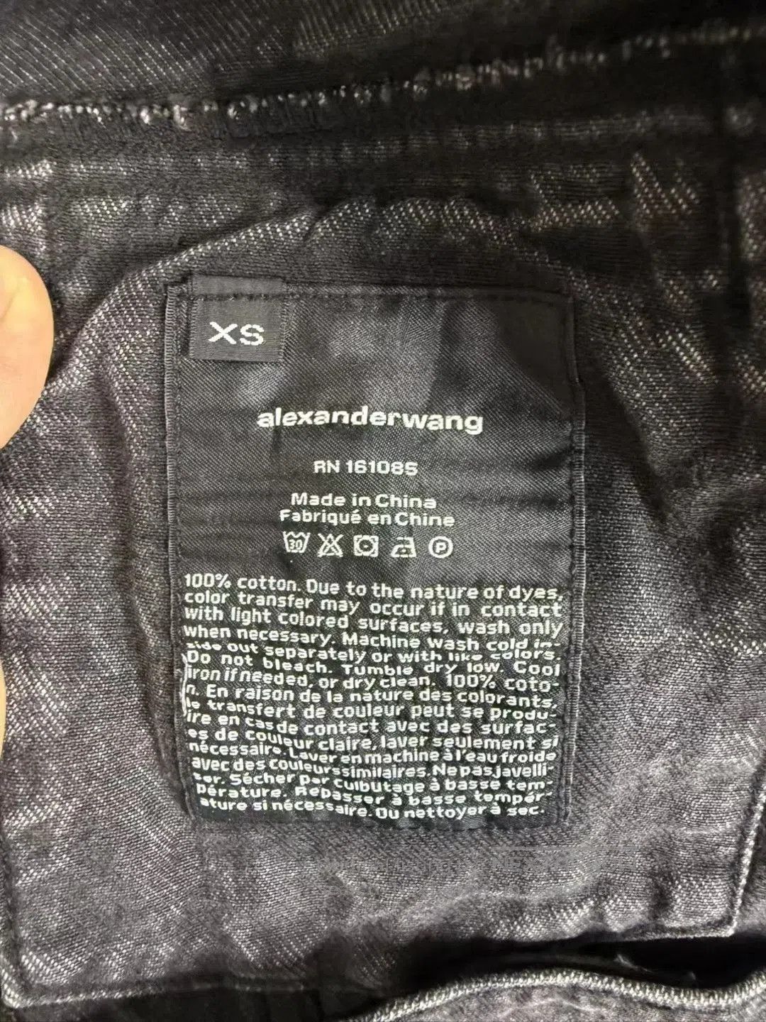 Alexander Wang Alexander Wang Blue Denim Jacket. Size XS / US 0-2 / IT 36-38 - 4 Thumbnail