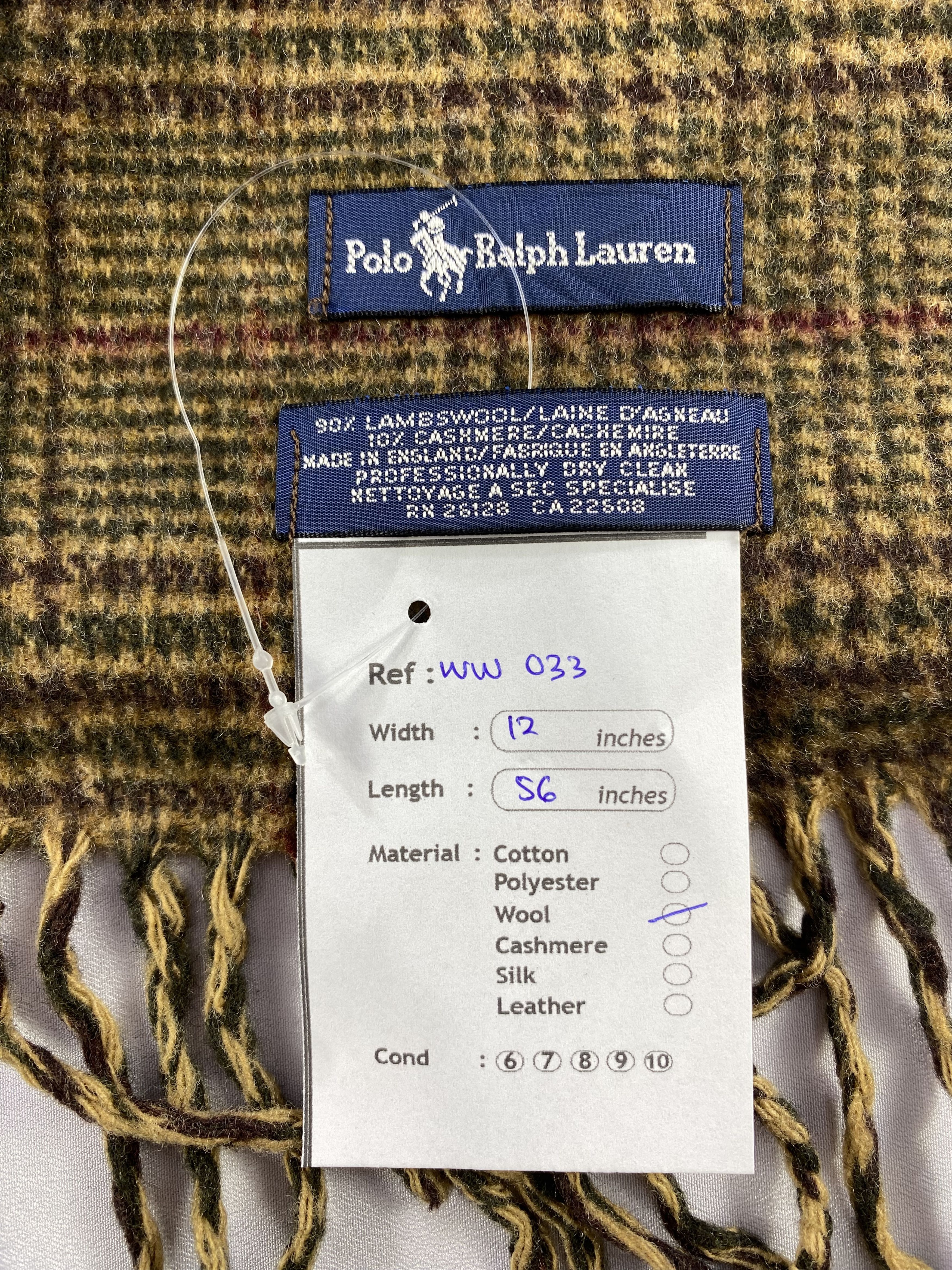 Polo Ralph Lauren × Vintage Polo Ralph Lauren Scarf / Muffler / Neckwear Size ONE SIZE - 7 Thumbnail