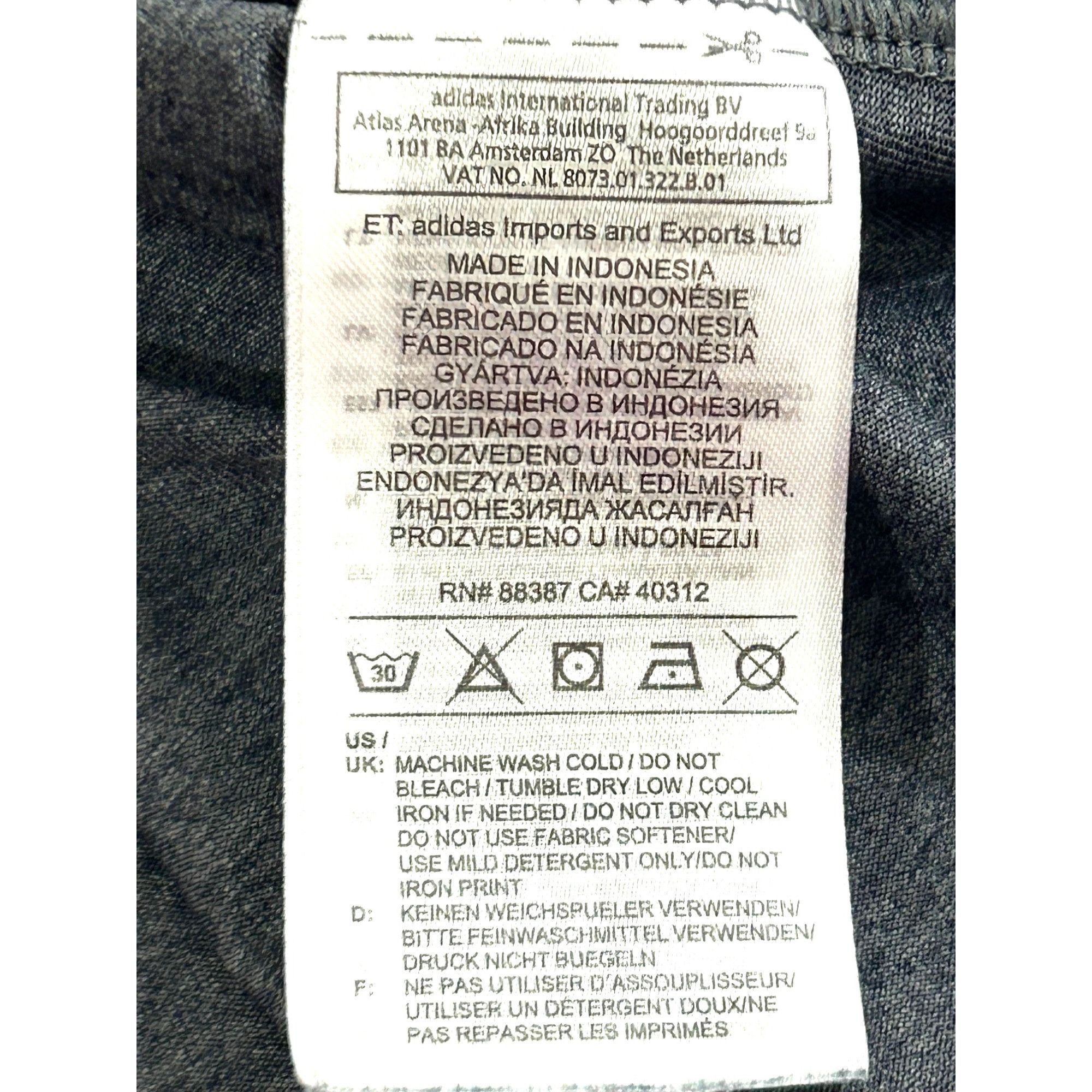 Adidas Adidas Men’s Grey T-Shirt L Short Sleeve Climalite Logo Casu Size US L / EU 52-54 / 3 - 7 Thumbnail