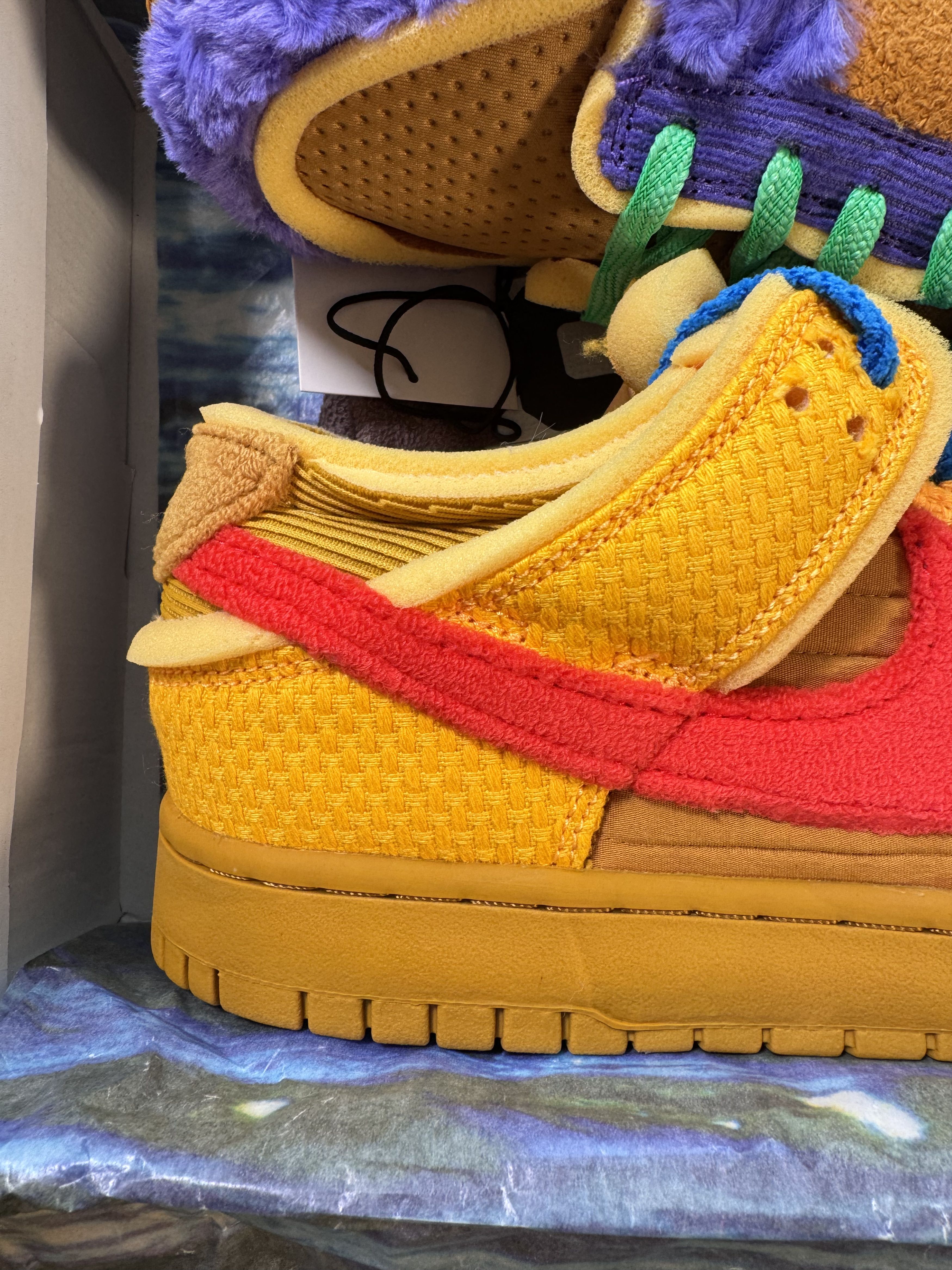Cactus Plant Flea Market × Nike CPFM x Nike Dunk Low Swamp Sponge Psychic Purple Size US 9 / EU 42 - 2 Thumbnail