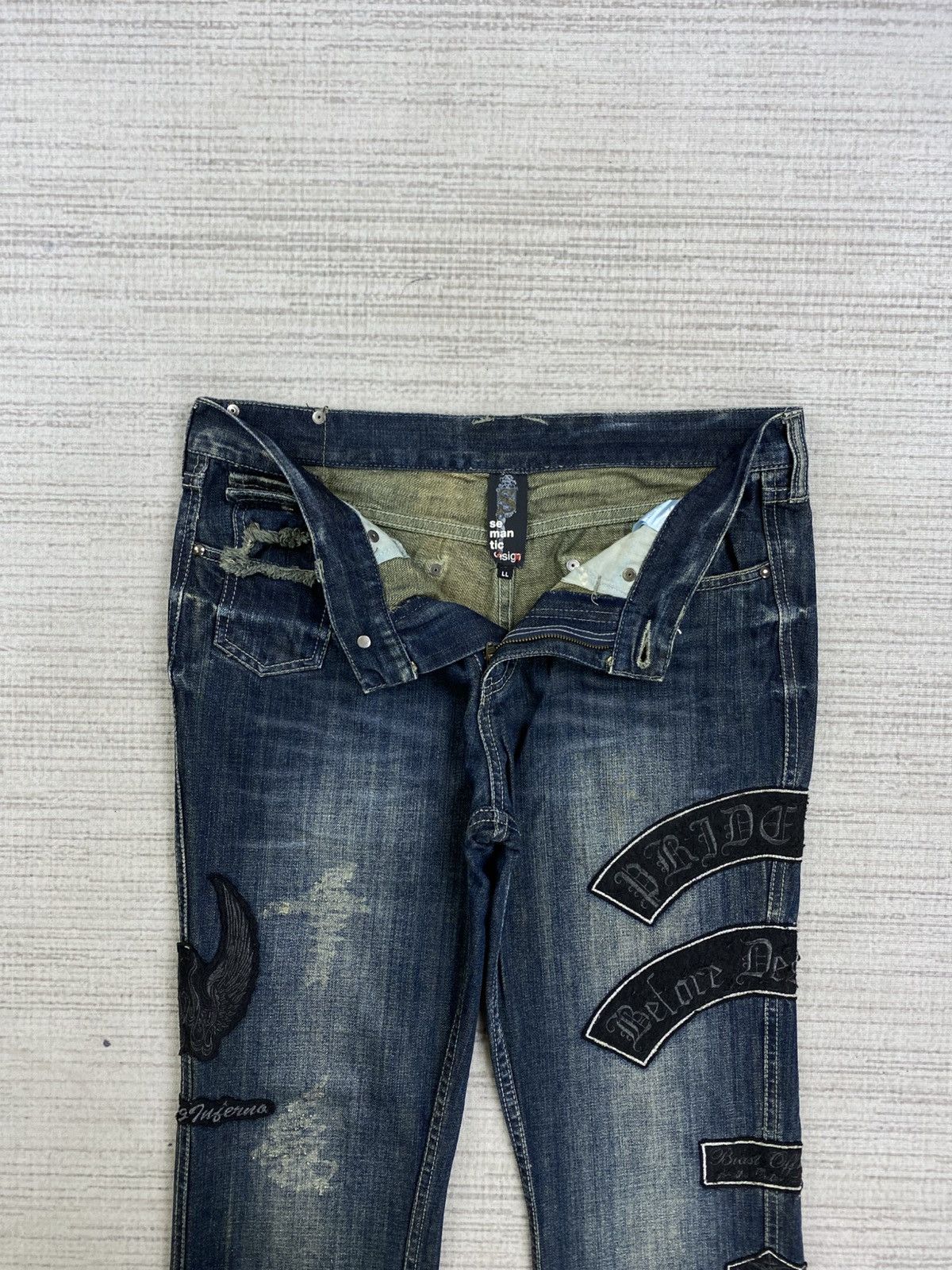 Japanese Brand × Vintage × semanticdesign Vintage Semantic Design Denim Jeans Size US 34 / EU 50 - 9 Thumbnail