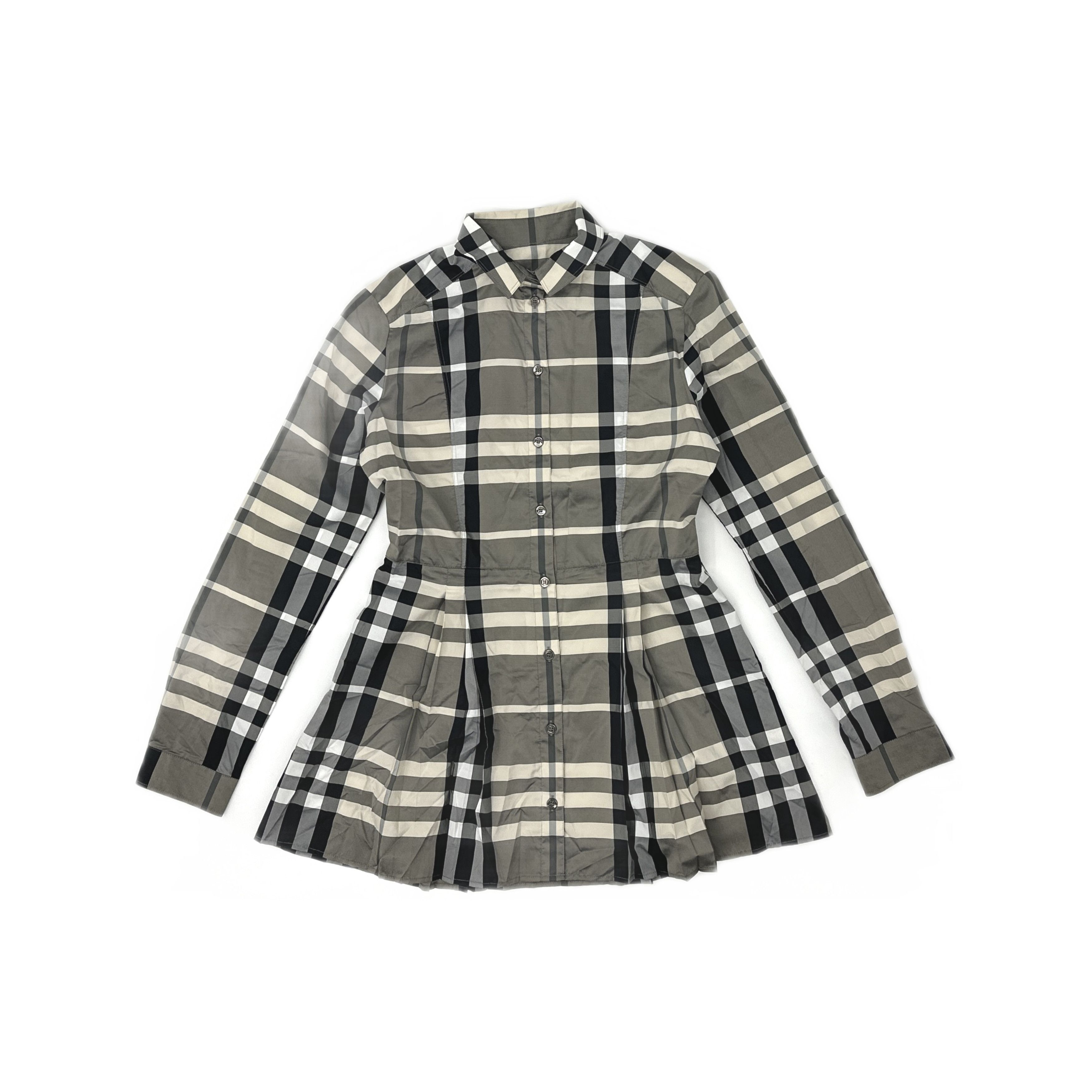 Burberry Burberry Check Button Up Shirt Size IT 42 Size M / US 6-8 / IT 42-44 - 1 Thumbnail