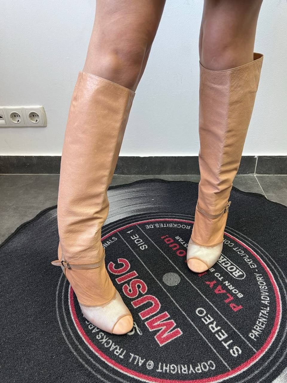 Maison Margiela FW07 Martin Margiela Runaway Trompe L’oeil sandal boots Size US 8 / IT 38 - 3 Thumbnail