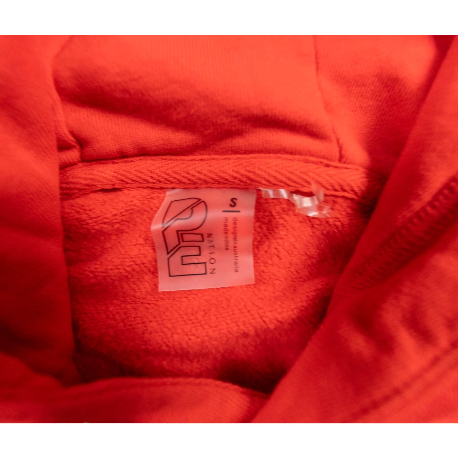 P.E Nation P.E Nation Women's Cropped Hoodie Small Red Fleece Pullover Casual Long Sleeve Hooded Size S / US 4 / IT 40 - 5 Thumbnail