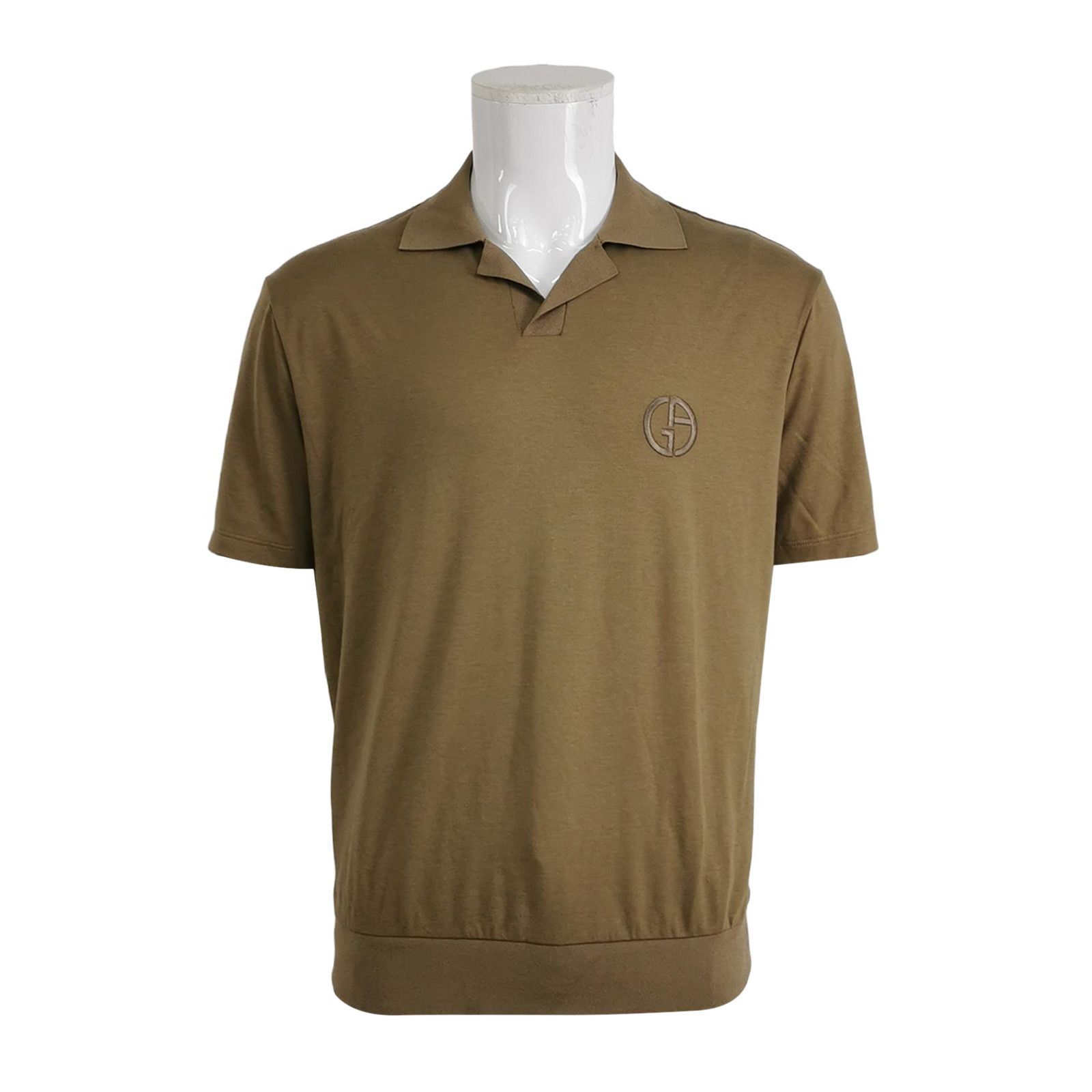 Giorgio Armani Giorgio Armani Cashmere Blend Logo Polo Shirt EU 48 Size US M / EU 48-50 / 2 - 1 Thumbnail