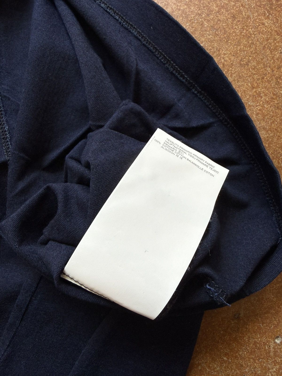 Maison Margiela Maison Margiela Line 10 Basic Tee Navy Large Size US L / EU 52-54 / 3 - 9 Thumbnail