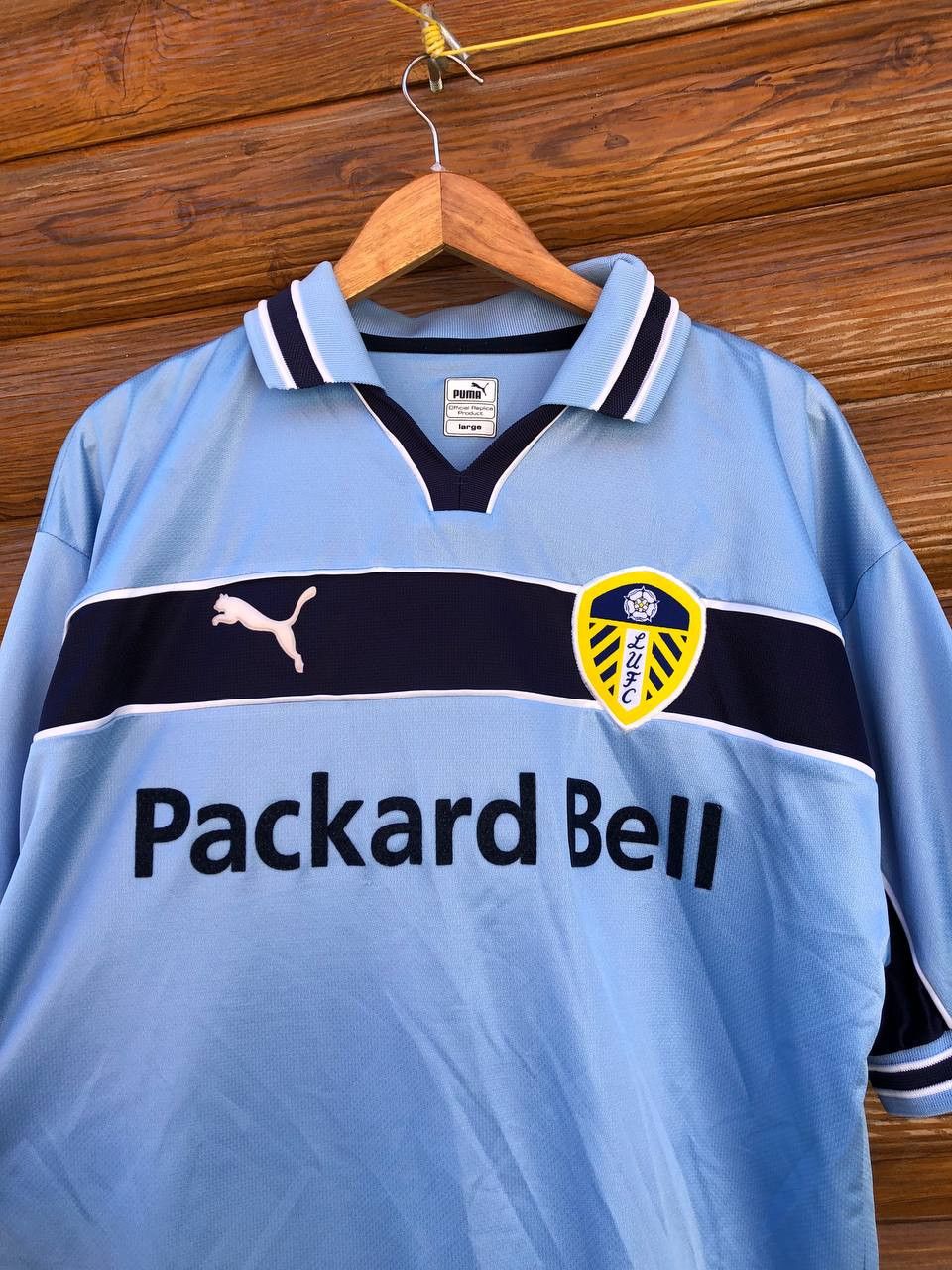 Puma LEEDS UNITED VINTAGE PUMA PREMIER LEAGUE SOCCER JERSEY Size US L / EU 52-54 / 3 - 2 Thumbnail
