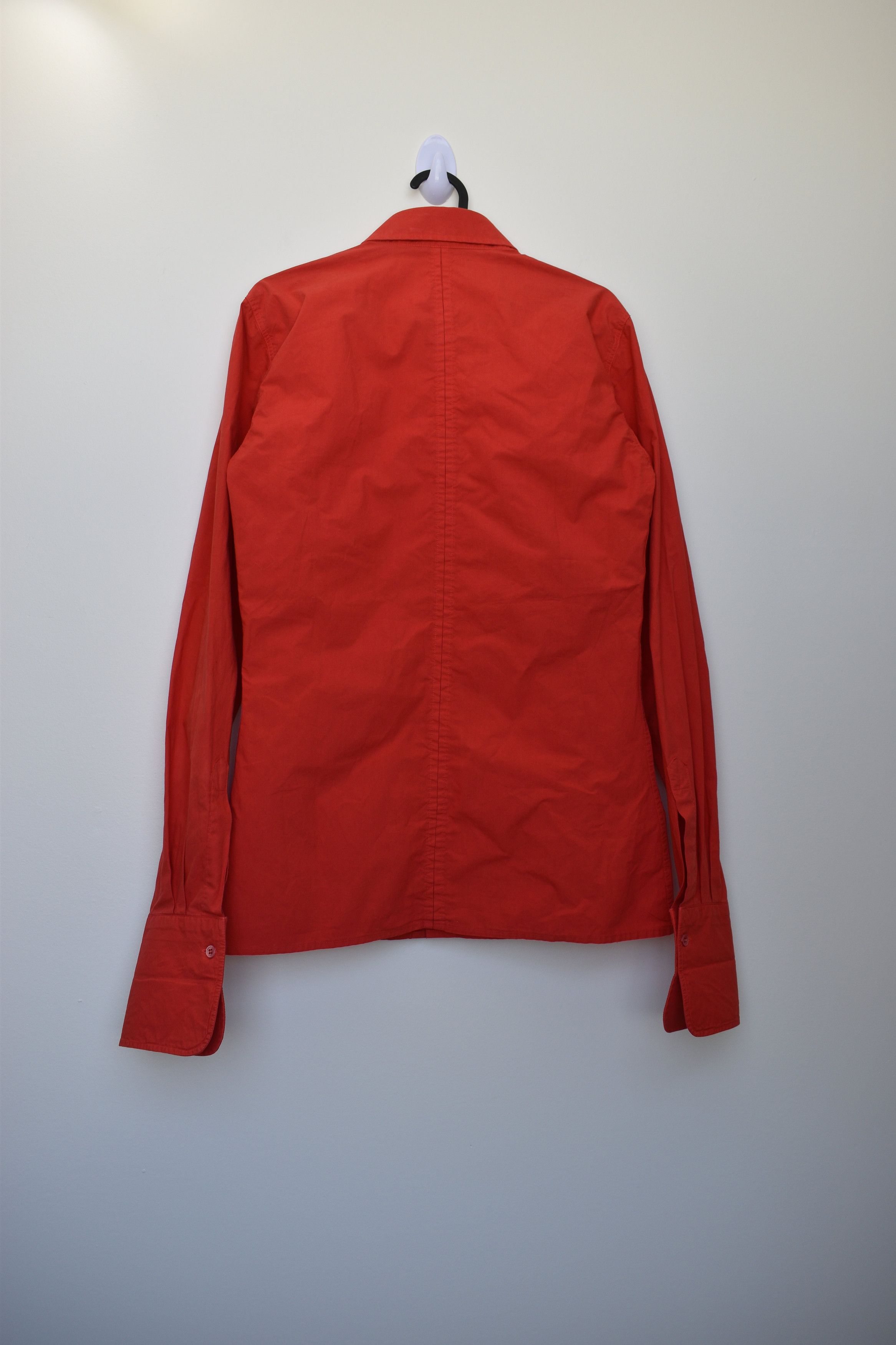 Raf Simons Raf Simons aw03 Closer Kraftwerk Red Button-up Shirt Size US S / EU 44-46 / 1 - 2 Thumbnail