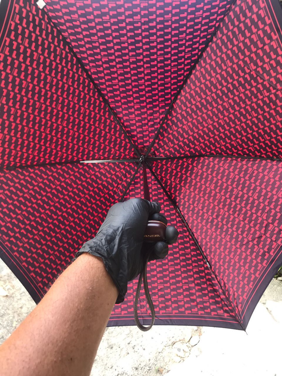 Designer × Lancel Lancel Monogram Umbrella & Leather Card Holder Size ONE SIZE - 10 Thumbnail
