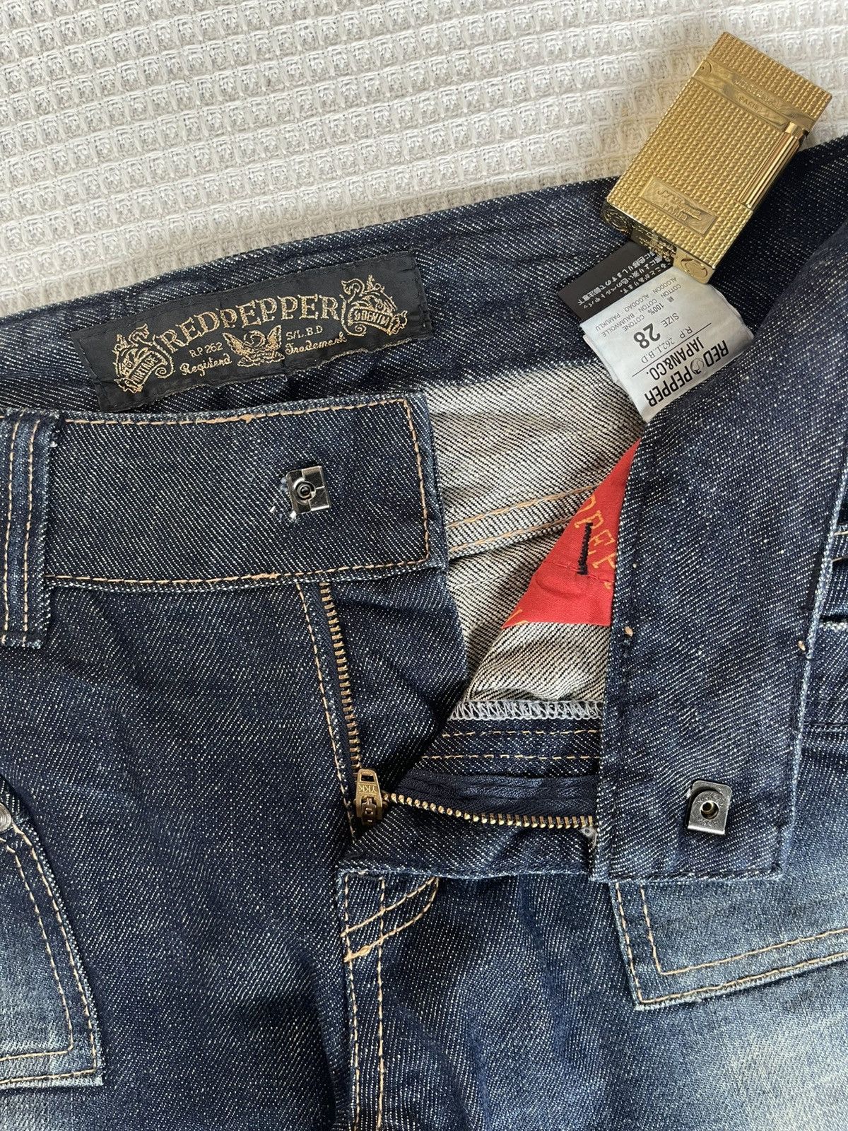 Hysteric Glamour Vintage 90s🔥RED PEPPER🔥Flared Bush Pants Jeans Size US 30 / EU 46 - 12 Thumbnail