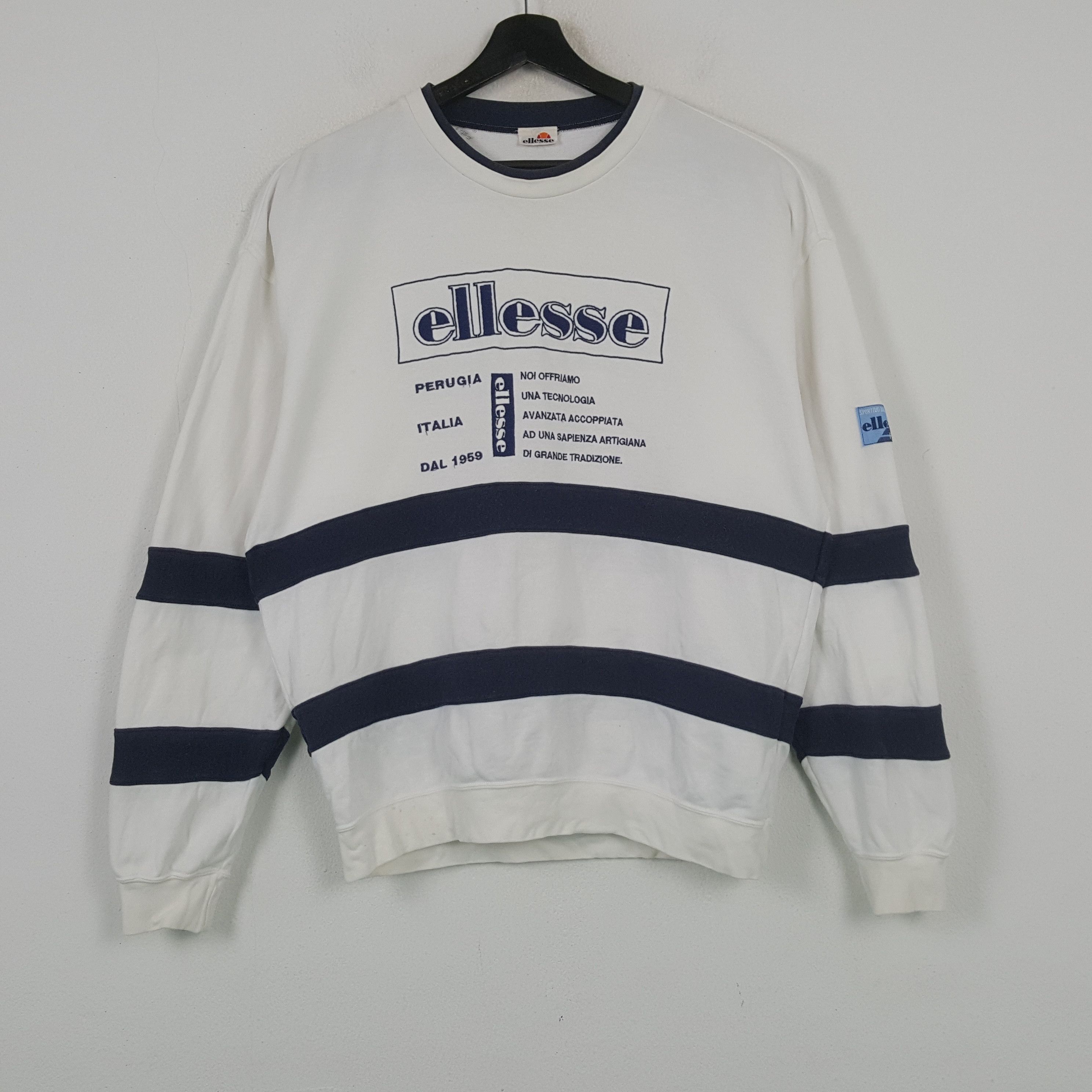 Ellesse ELLESSE Spellout Design Sweatshirt C293N16 Size US L / EU 52-54 / 3 - 1 Thumbnail