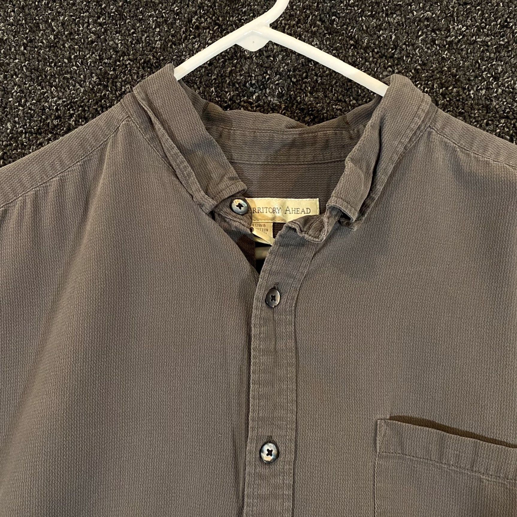 The Territory Ahead VINTAGE The Territory Ahead Shirt Mens XL Gray Long Sleeve Button Up Outdoors Size US XL / EU 56 / 4 - 2 Thumbnail