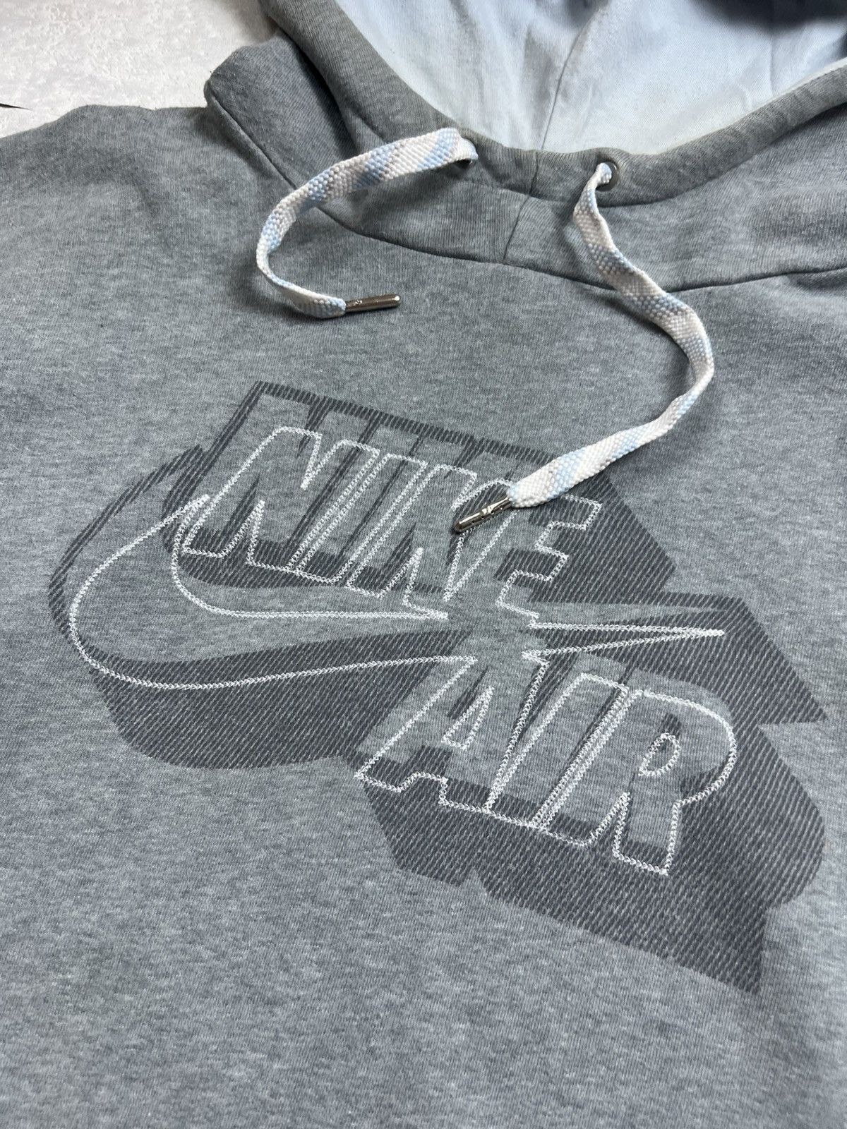 Nike 00s Nike Air Big Logo Vintage Y2K Oversized Retro Hoodie Size US XL / EU 56 / 4 - 4 Thumbnail