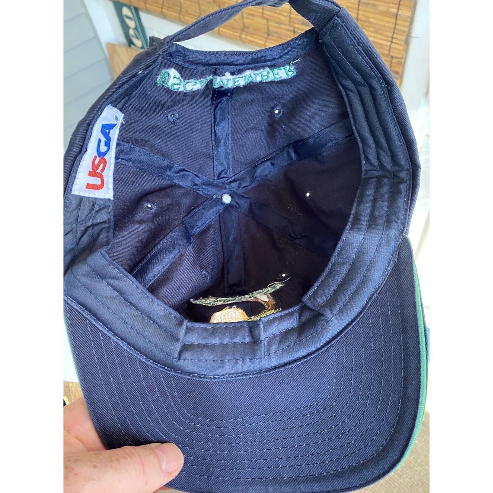 Vintage VINTAGE 2008 Torrey Pines Us Open Golf Baseball Hat California Navy Blue Strapback Men Adjustable US Navy Cap Size ONE SIZE - 4 Thumbnail