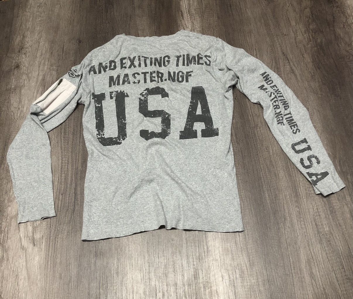 Vintage Vintage Real Masters Garment x Accomplish Long Sleeve Tshirt Size US M / EU 48-50 / 2 - 2 Thumbnail