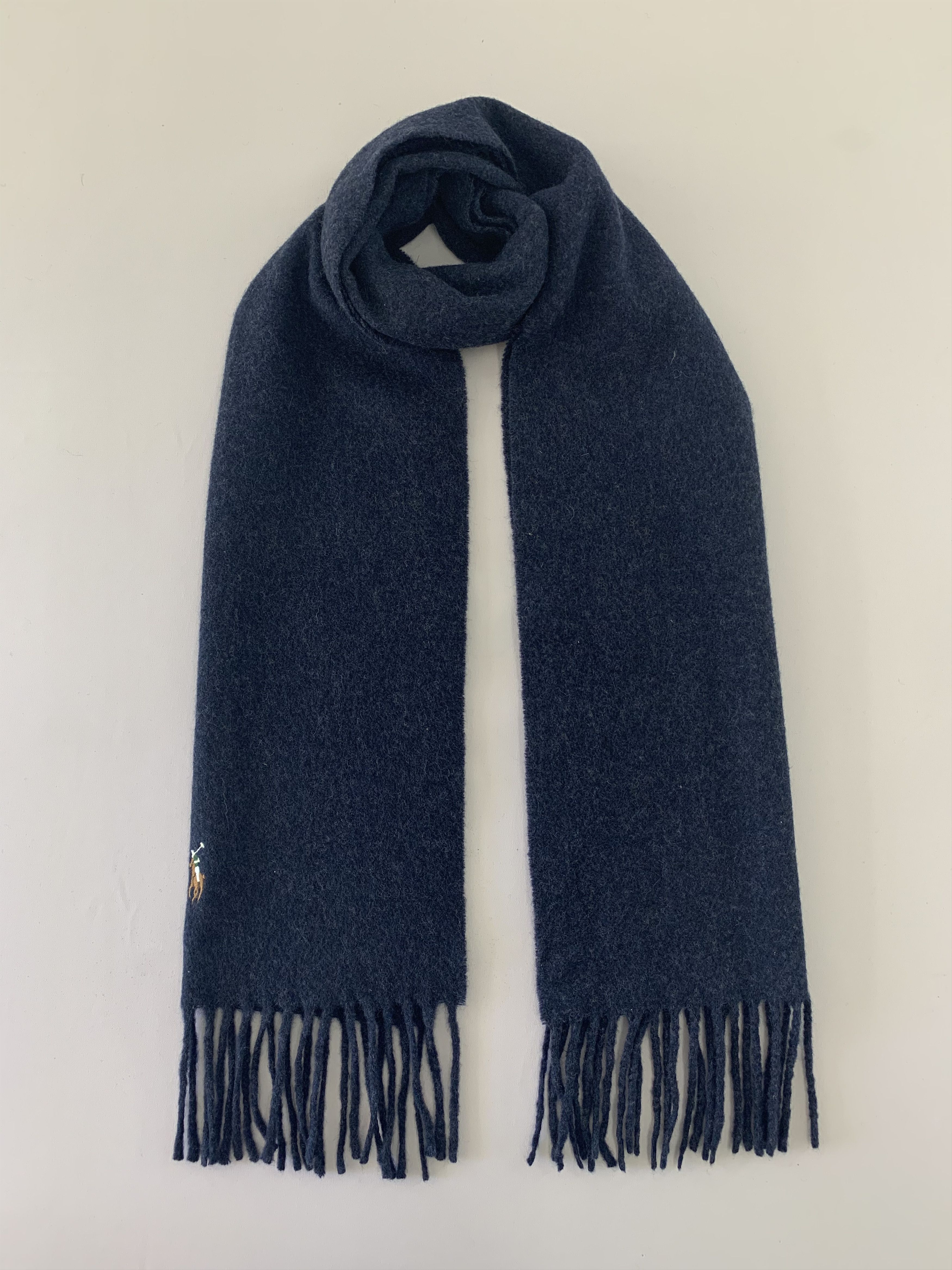 Polo Ralph Lauren Polo Ralph Lauren Scarf Wool Muffler Neck Wrap BL4115 Size ONE SIZE - 1 Thumbnail