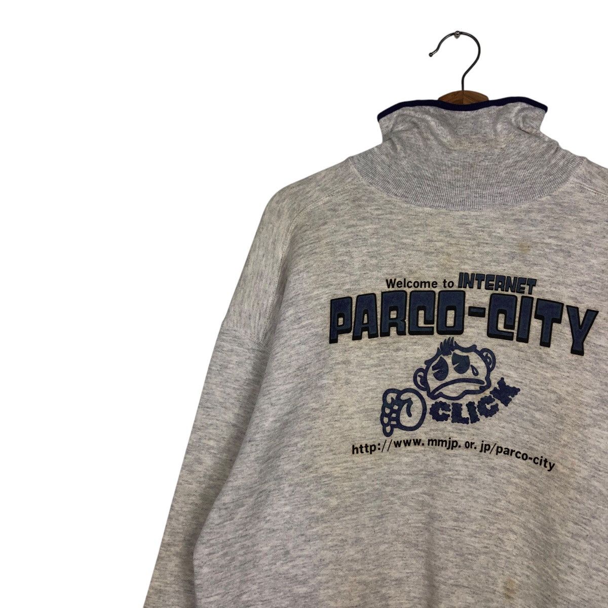 Japanese Brand × Vintage 📌Vintage Sweatshirt Parco City Made in Usa Big Logo Size US L / EU 52-54 / 3 - 8 Thumbnail