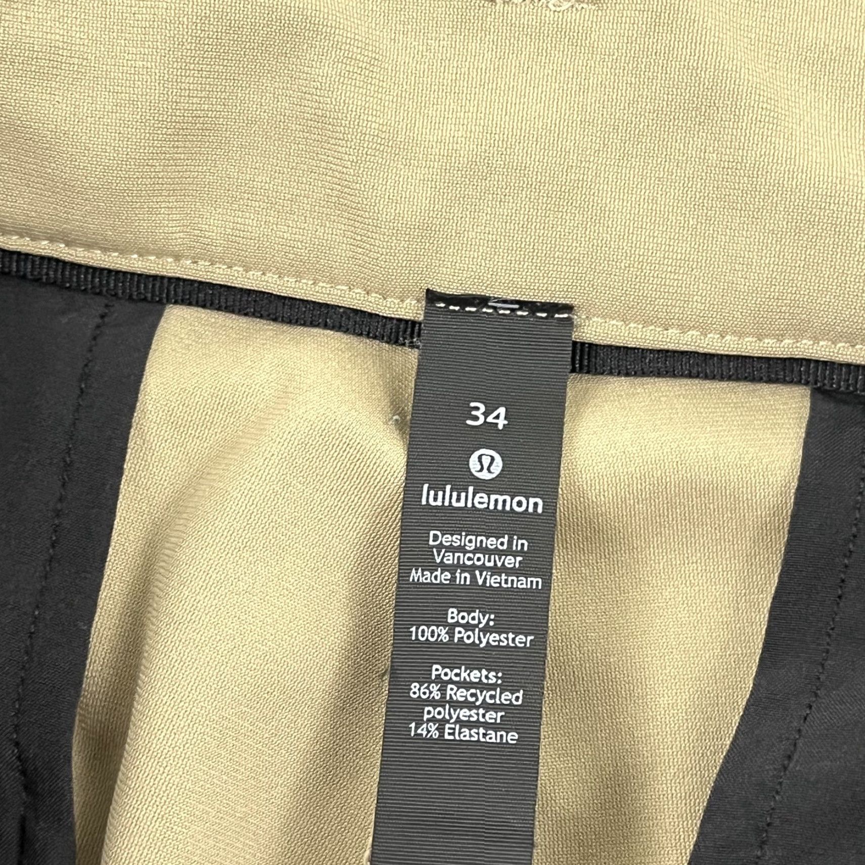 Lululemon Lululemon Commission Pants Mens 34x29 Slim Fit Golf Travel Business Chino Size US 34 / EU 50 - 4 Thumbnail