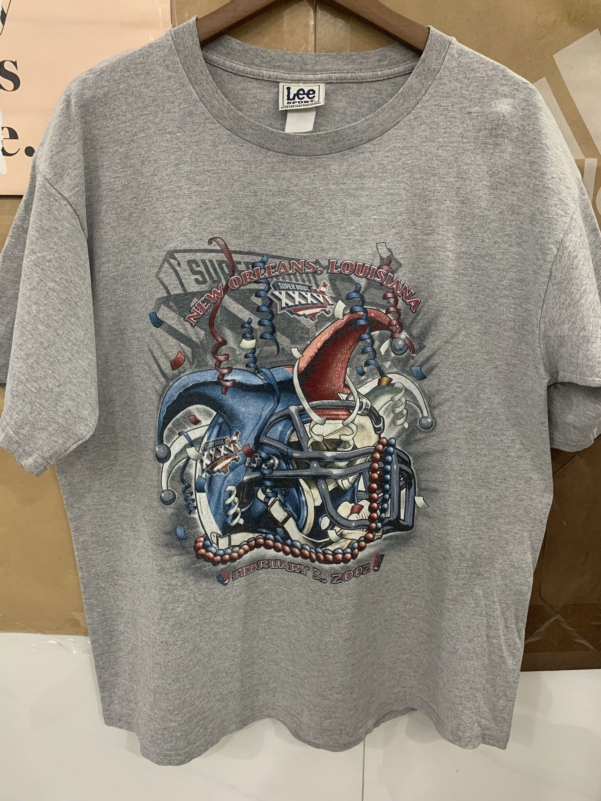 Japanese Brand × Vintage Superbowl XXXVI New Orleans Louisiana Vintage 2002 Lee Sport Size US XL / EU 56 / 4 - 1 Thumbnail