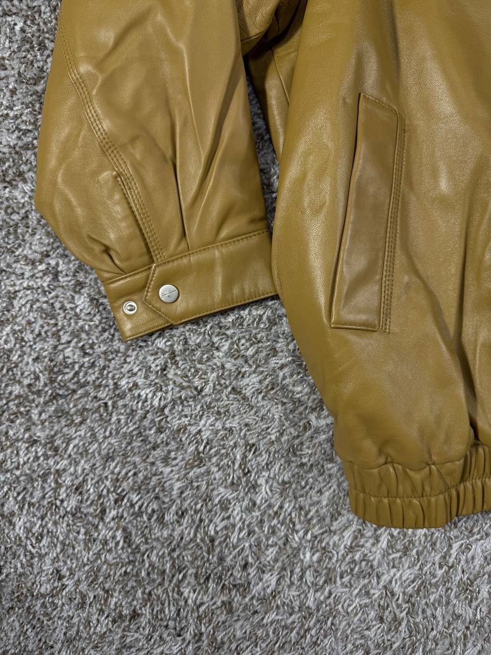 Sean John Sean John Leather Jacket 90s Y2K Signature Logo Bomber Size US XL / EU 56 / 4 - 4 Thumbnail