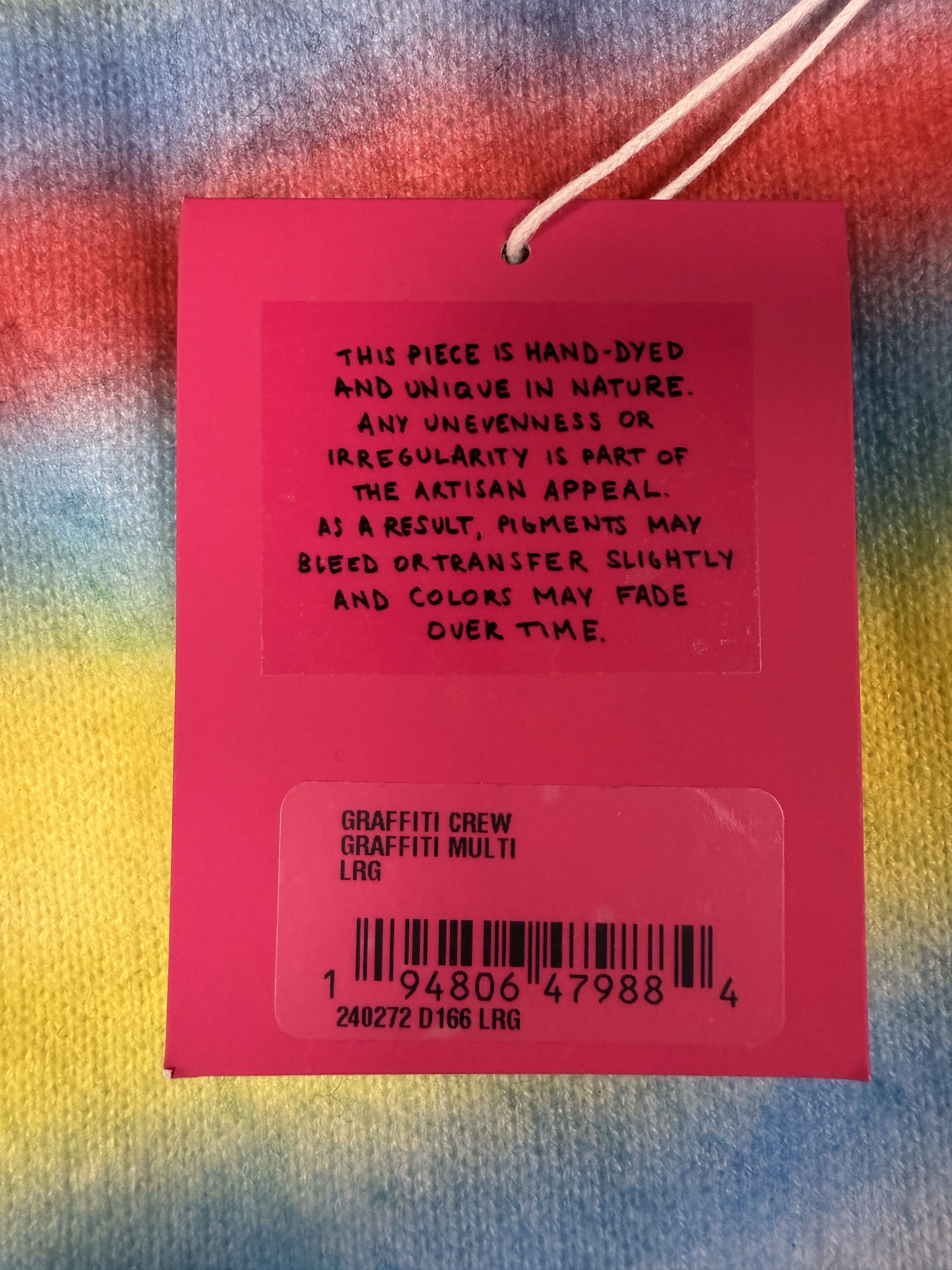 The Elder Statesman $2295 The Elder Statesman Graffiti Crewneck Sweater Size US L / EU 52-54 / 3 - 9 Thumbnail