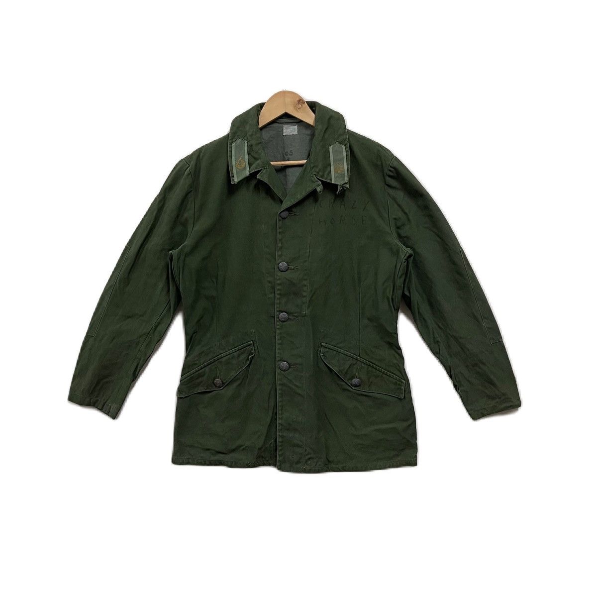Hysteric Glamour Vintage Military Jacket C48 Crazy Horse Size US L / EU 52-54 / 3 - 1 Thumbnail