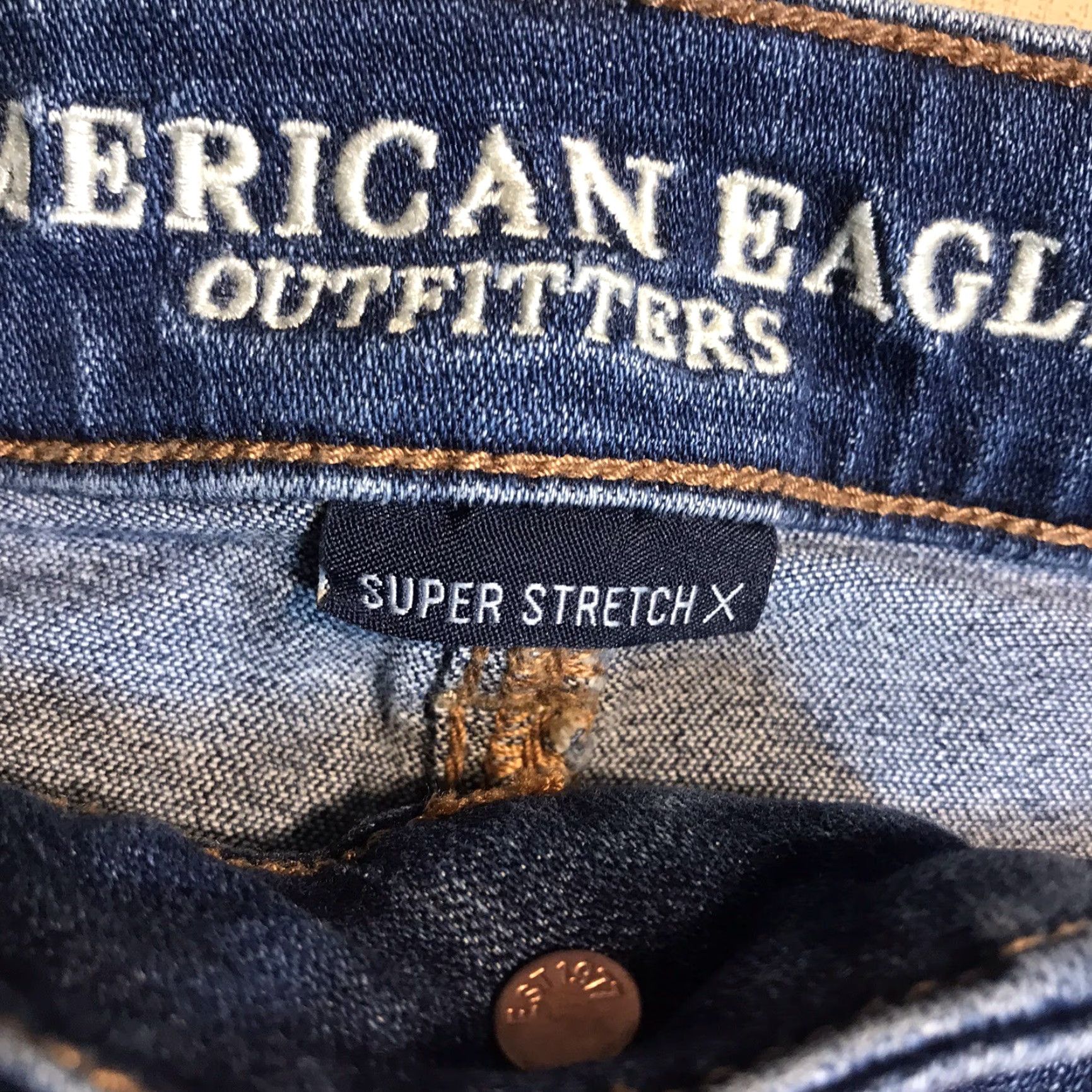 American Eagle Outfitters American Eagle Outfitters Denim Skirt Womens Short Mini Bohemian Festival Stretch Blue 4 Size 27" / US 4 / IT 40 - 3 Thumbnail