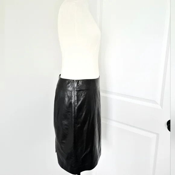 Talbots Leather Pencil Skirt Sz 6P Classic Fall Party Spring Winter Size 28" / US 6 / IT 42 - 9 Thumbnail