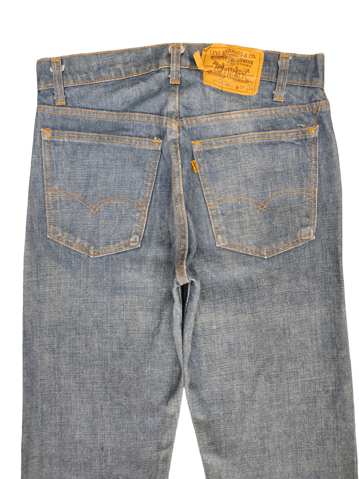 Levi's Vintage 80s Levis 505 Distressed Denim Jeans No#8 Size US 30 / EU 46 - 10 Thumbnail
