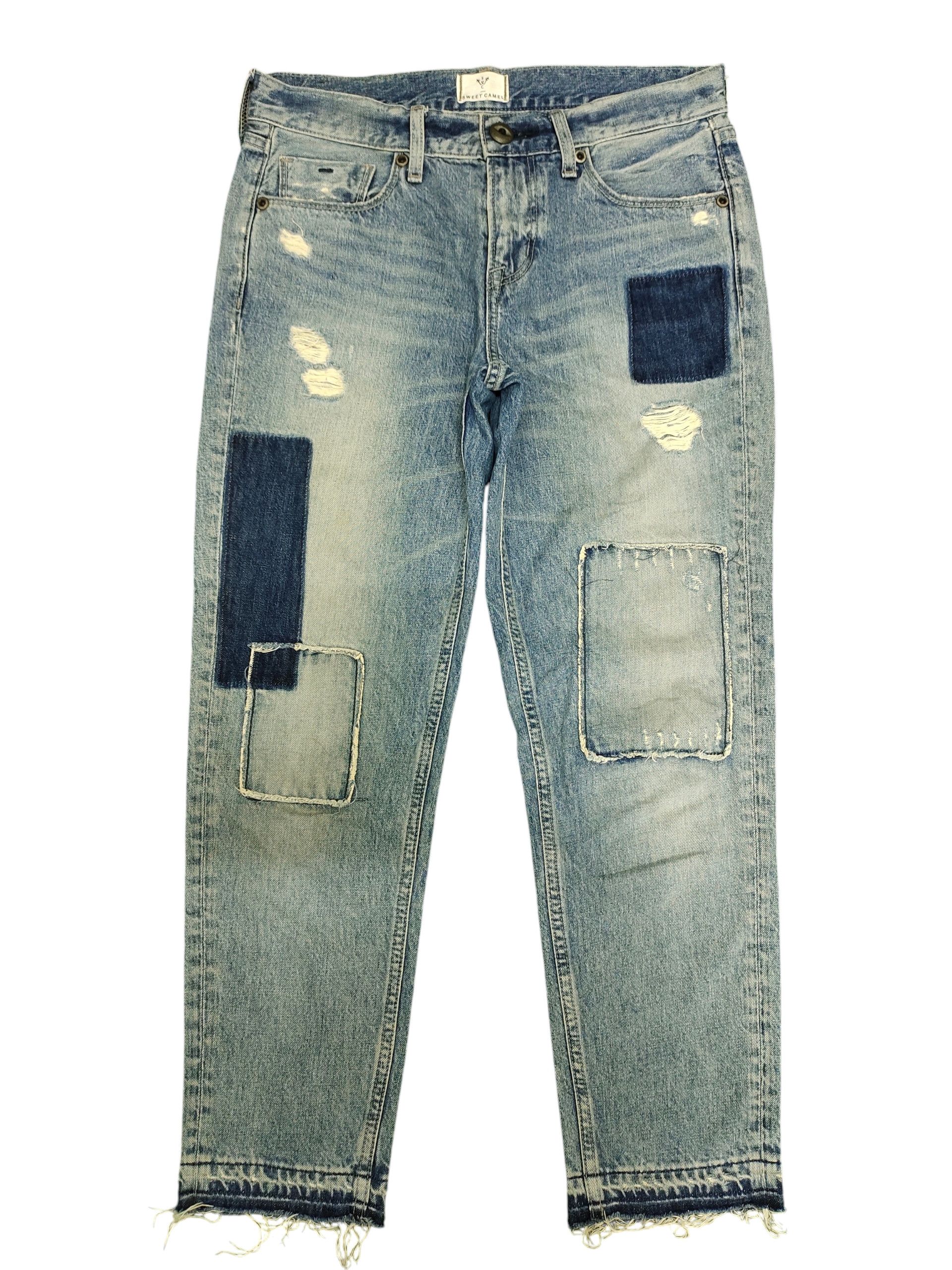 Hysteric Glamour Patchwork Jeans | Grailed