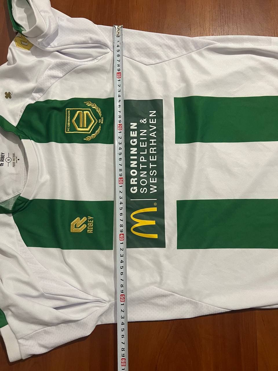 Sports Specialties SPECIAL 2021 FC GRONINGEN #10 MATCH WORN SOCCER JERSEY ROBEY Size US XL / EU 56 / 4 - 16 Thumbnail