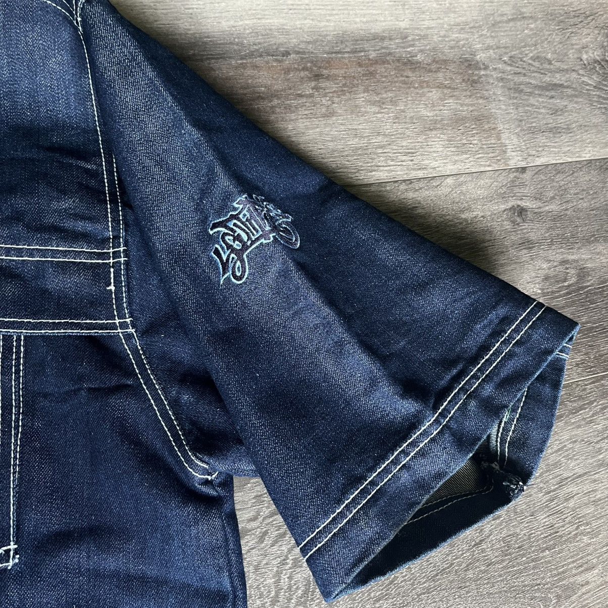 Southpole Vintage Southpole 2k Team Function Denim Button Up S/S Shirt Size US XL / EU 56 / 4 - 5 Thumbnail