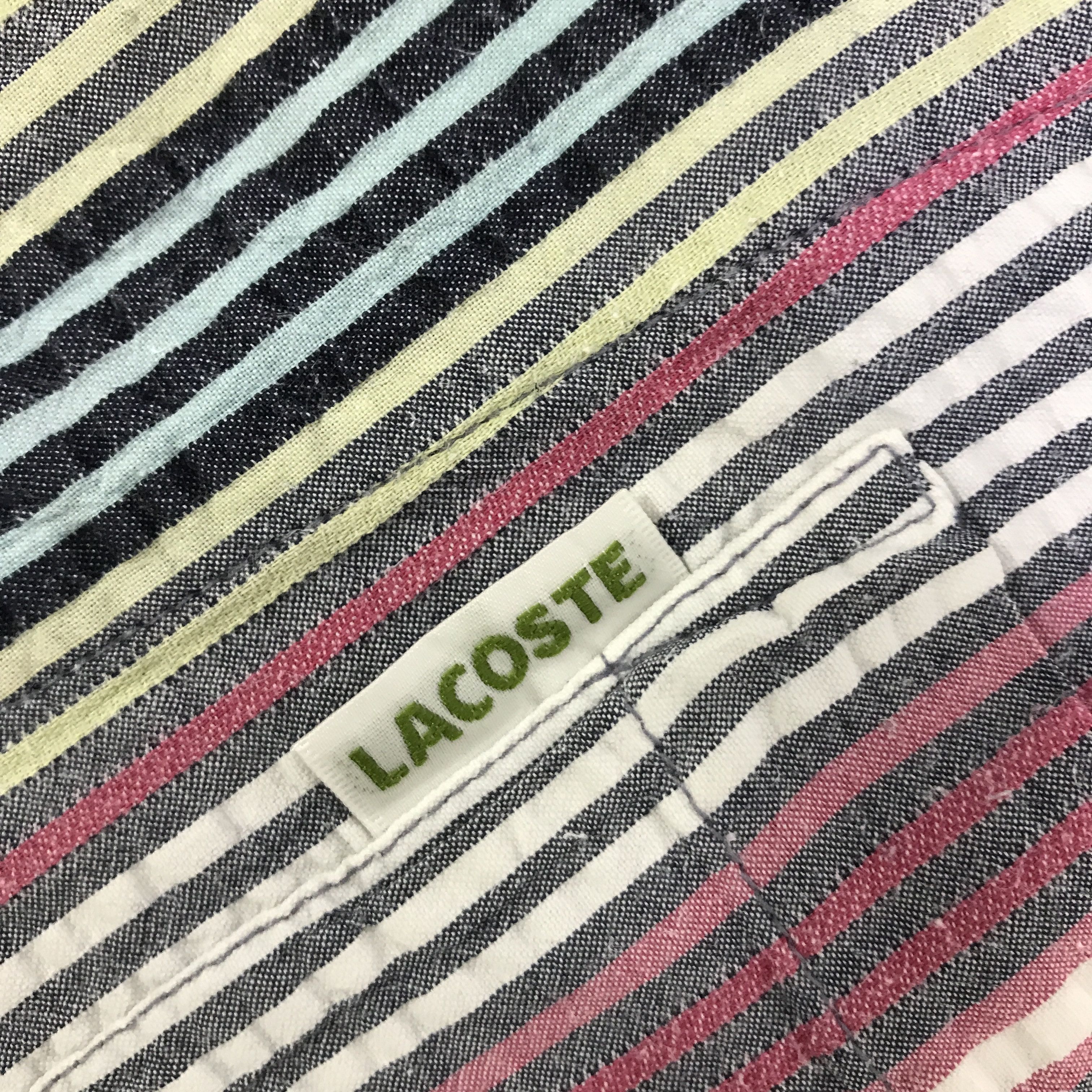 Lacoste Vtg Lacoste Muticolour button up shirt K93B21 Size US M / EU 48-50 / 2 - 8 Thumbnail