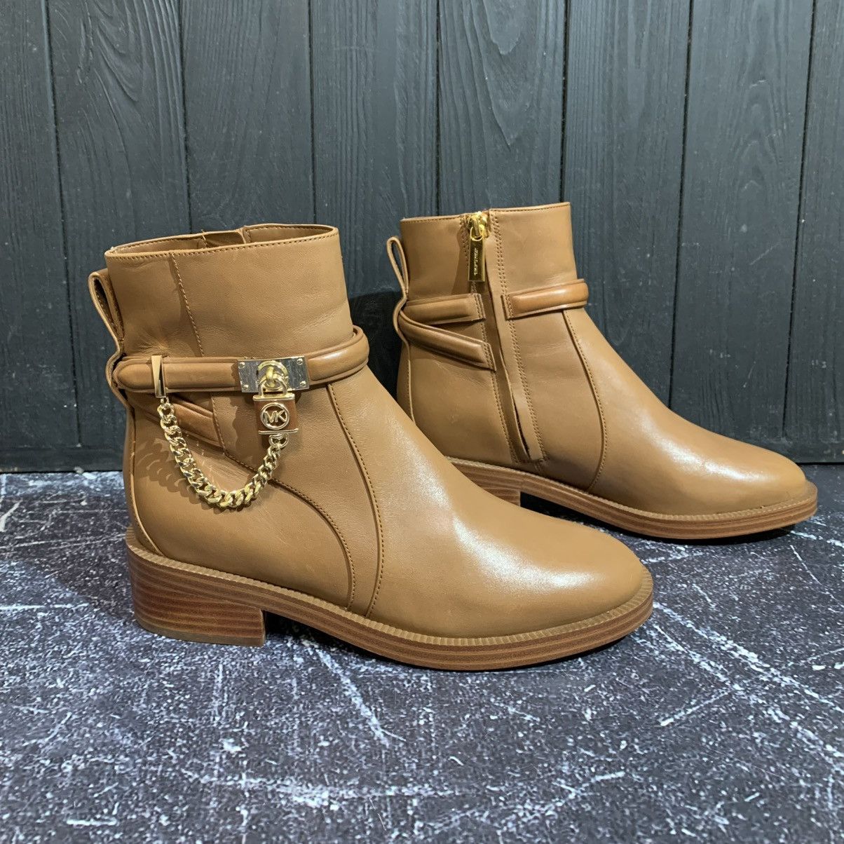 Michael Kors Michael KORS Hamilton Leather Ankle Leather Boots Size 5M 36 Size US 5 / IT 35 - 3 Thumbnail