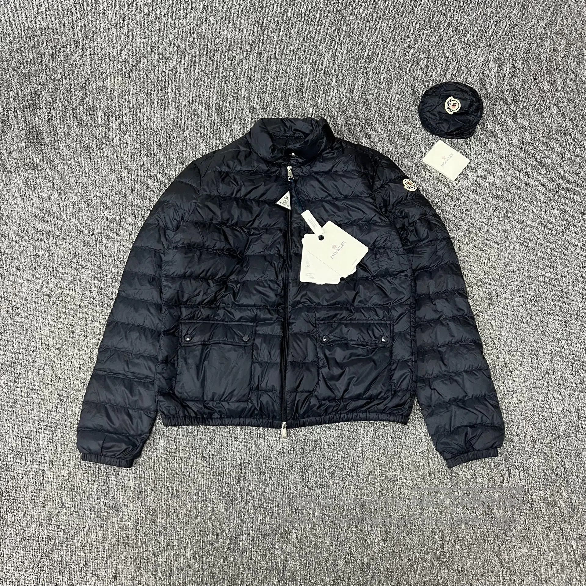 Moncler Moncler Lans Midnight Blue – A lightweight down jacket wit Size US XXL / EU 58 / 5 - 1 Thumbnail