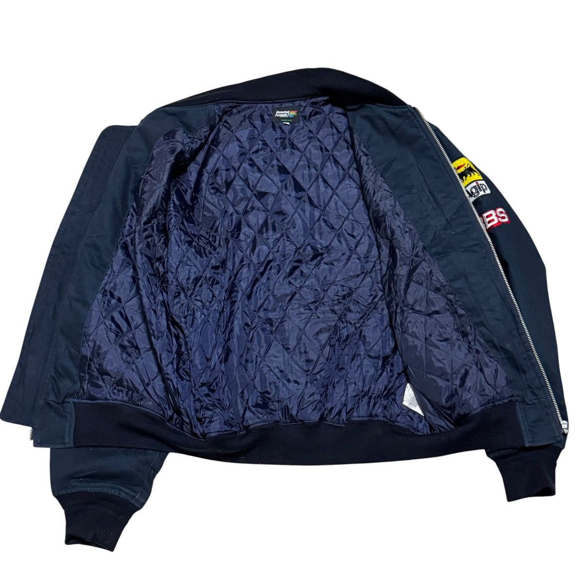 Benetton Vintage Rare Benetton Renault F1 Racing Team Bomber Jacket Size US L / EU 52-54 / 3 - 9 Thumbnail