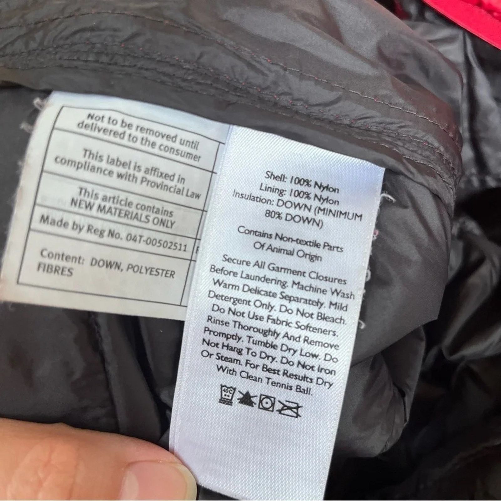 Eddie Bauer Eddie Bauer Red Down Insulated Zip Up Puffer Jacket Size S Size US S / EU 44-46 / 1 - 7 Thumbnail